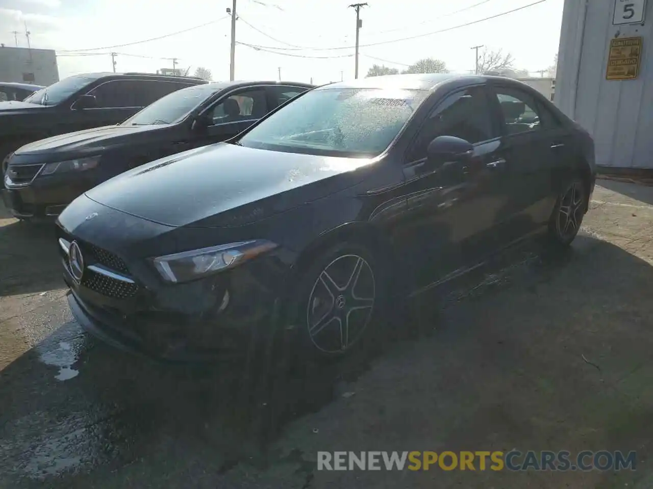 1 Photograph of a damaged car W1K3G4FB3NJ364672 MERCEDES-BENZ A-CLASS 2022