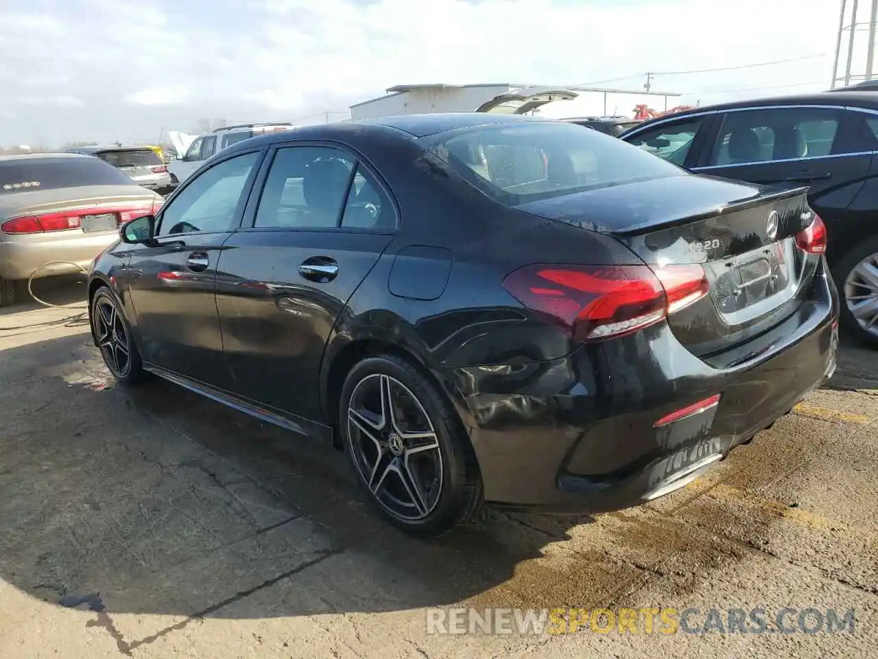 2 Photograph of a damaged car W1K3G4FB3NJ364672 MERCEDES-BENZ A-CLASS 2022