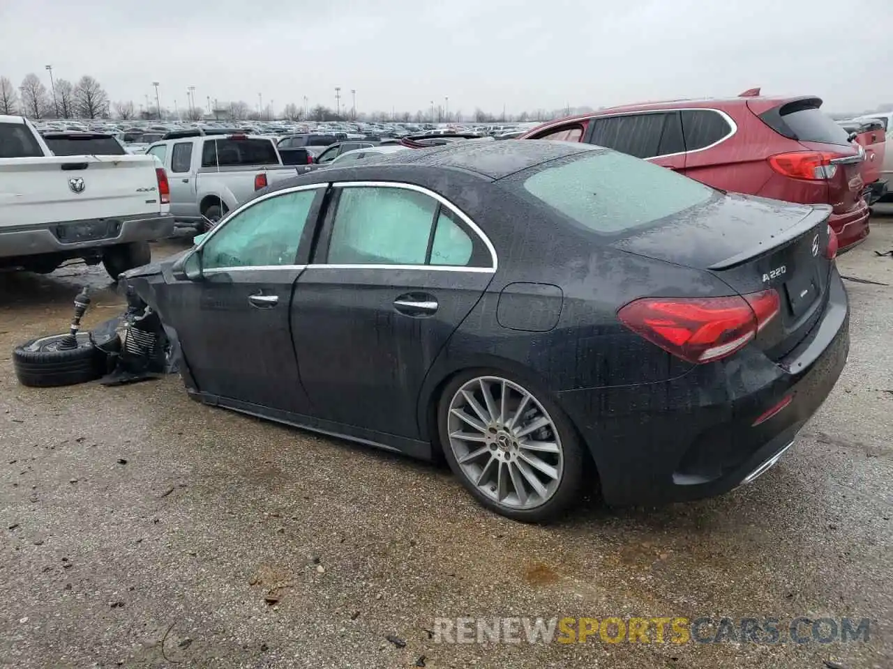 2 Photograph of a damaged car W1K3G4FB9NJ356544 MERCEDES-BENZ A-CLASS 2022