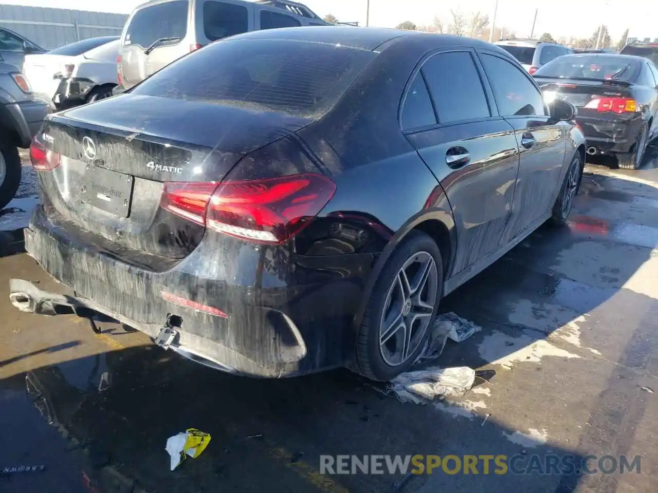 4 Photograph of a damaged car W1K3G4FBXNJ332995 MERCEDES-BENZ A-CLASS 2022