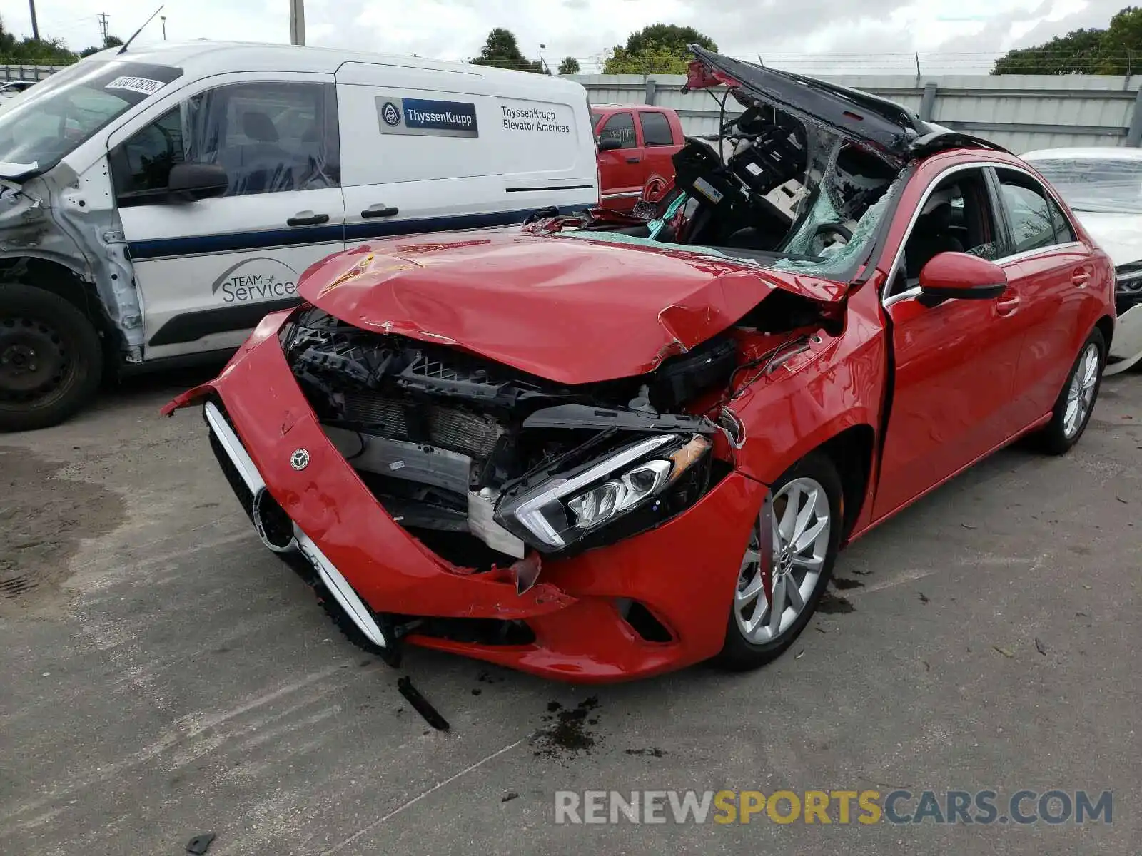 2 Photograph of a damaged car W1K3G4EBXLW047702 MERCEDES-BENZ ALL OTHER 2020