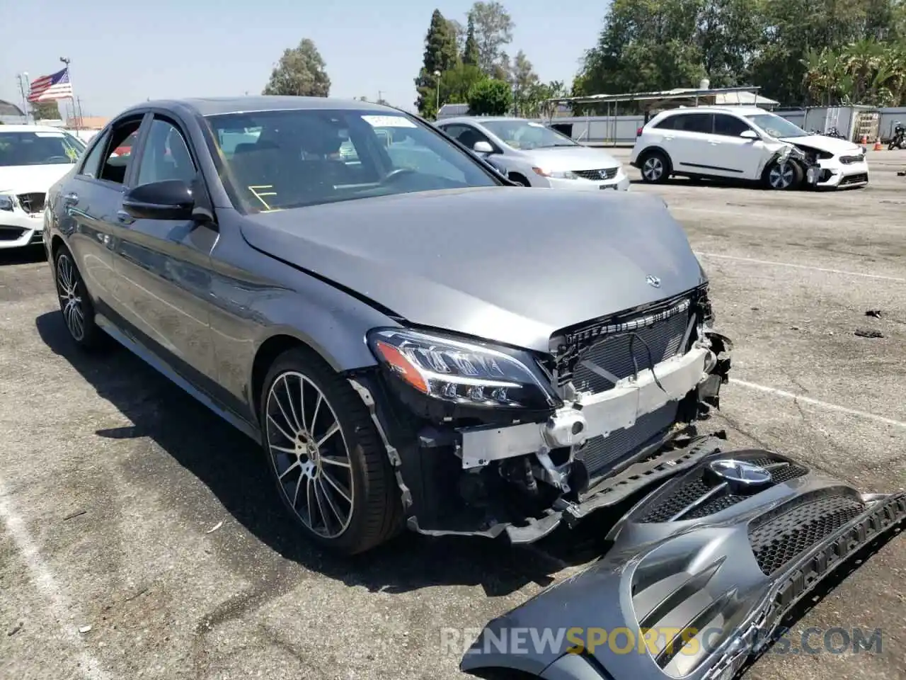 1 Photograph of a damaged car W1KWF8DB0MR610281 MERCEDES-BENZ ALL OTHER 2021