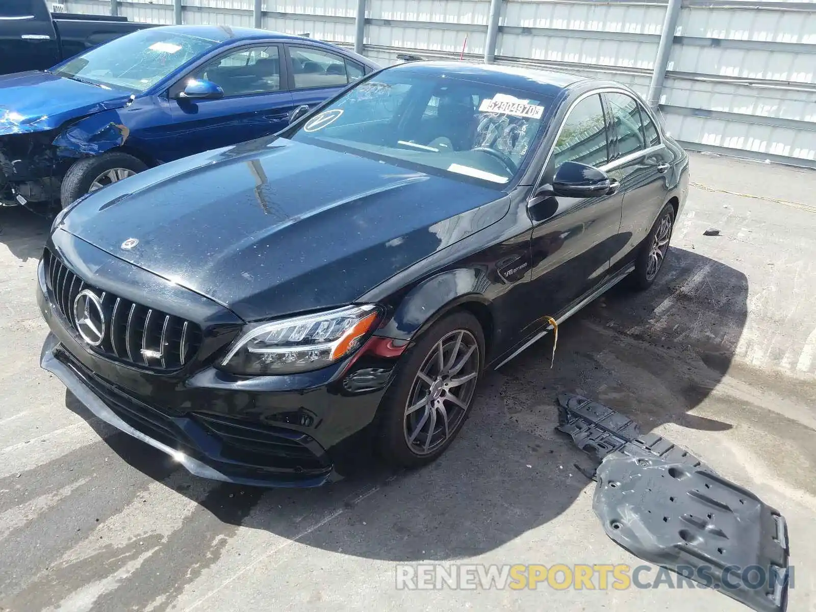 2 Photograph of a damaged car 55SWF8GB6KU317329 MERCEDES-BENZ AMG 2019