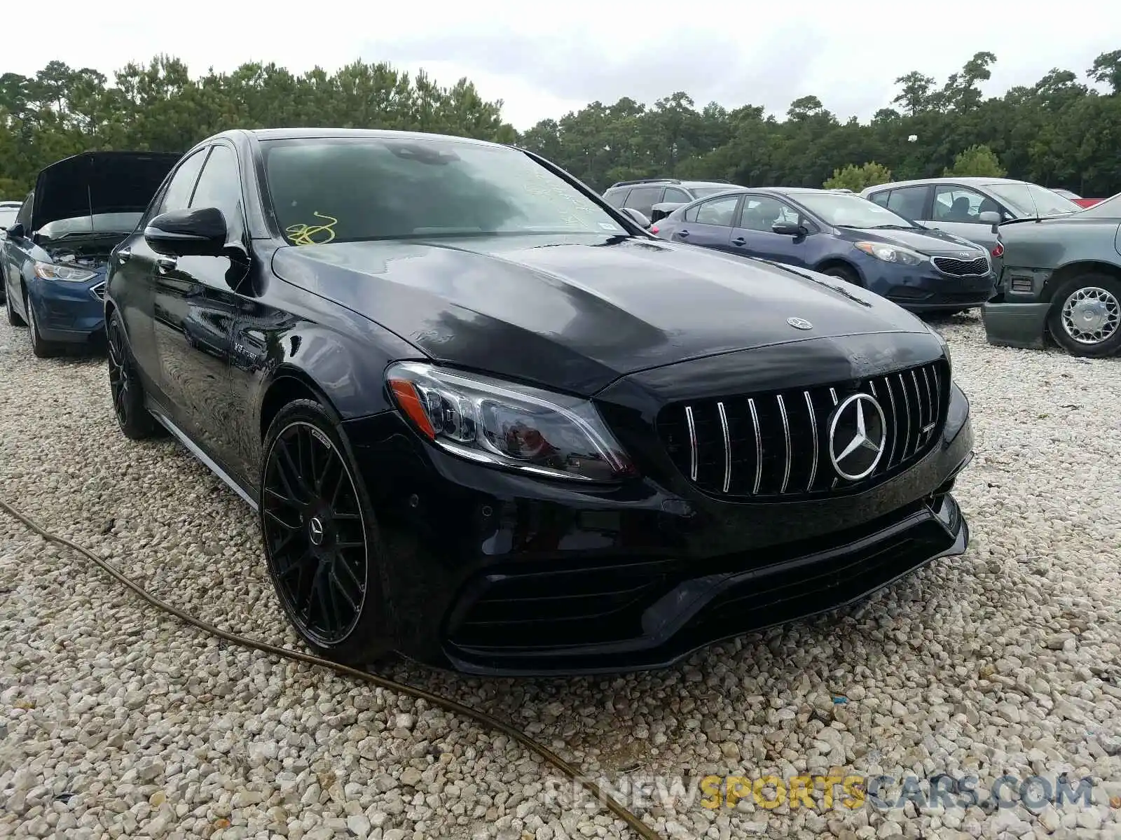 1 Photograph of a damaged car 55SWF8GBXKU316927 MERCEDES-BENZ AMG 2019