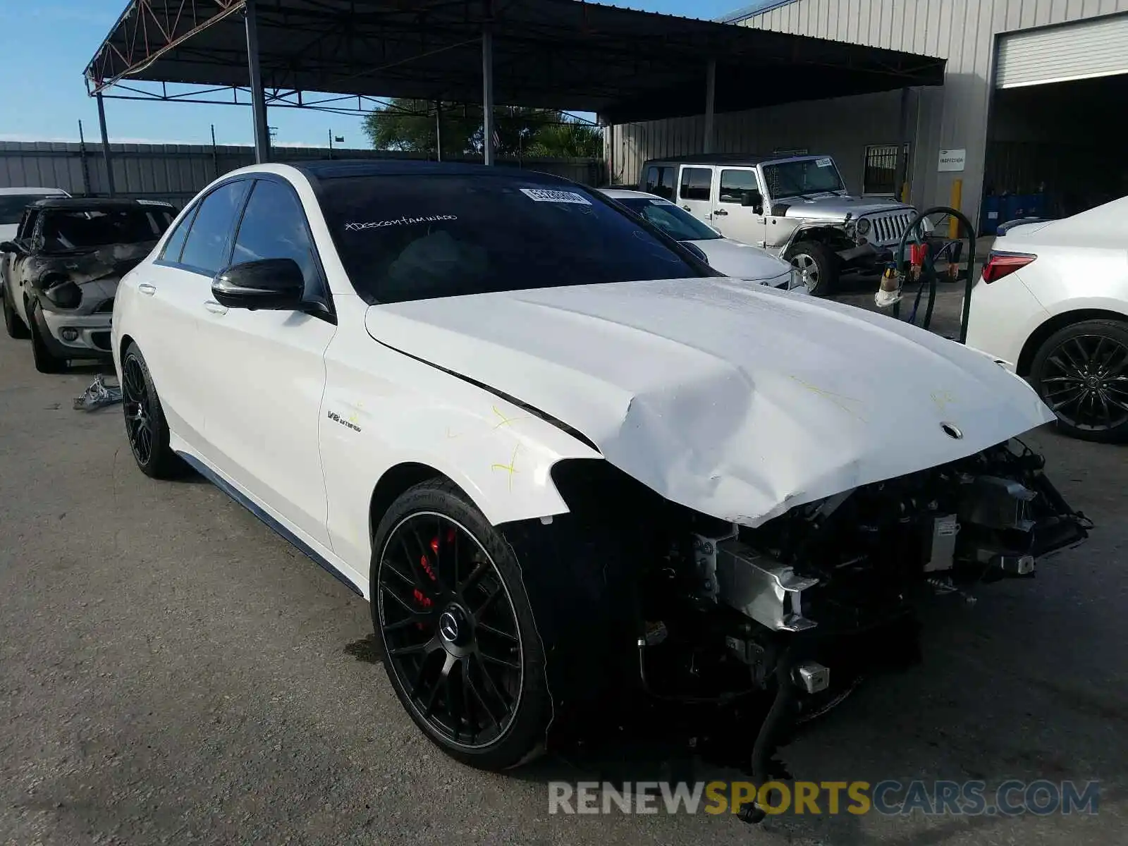 1 Photograph of a damaged car 55SWF8HB4KU277430 MERCEDES-BENZ AMG 2019