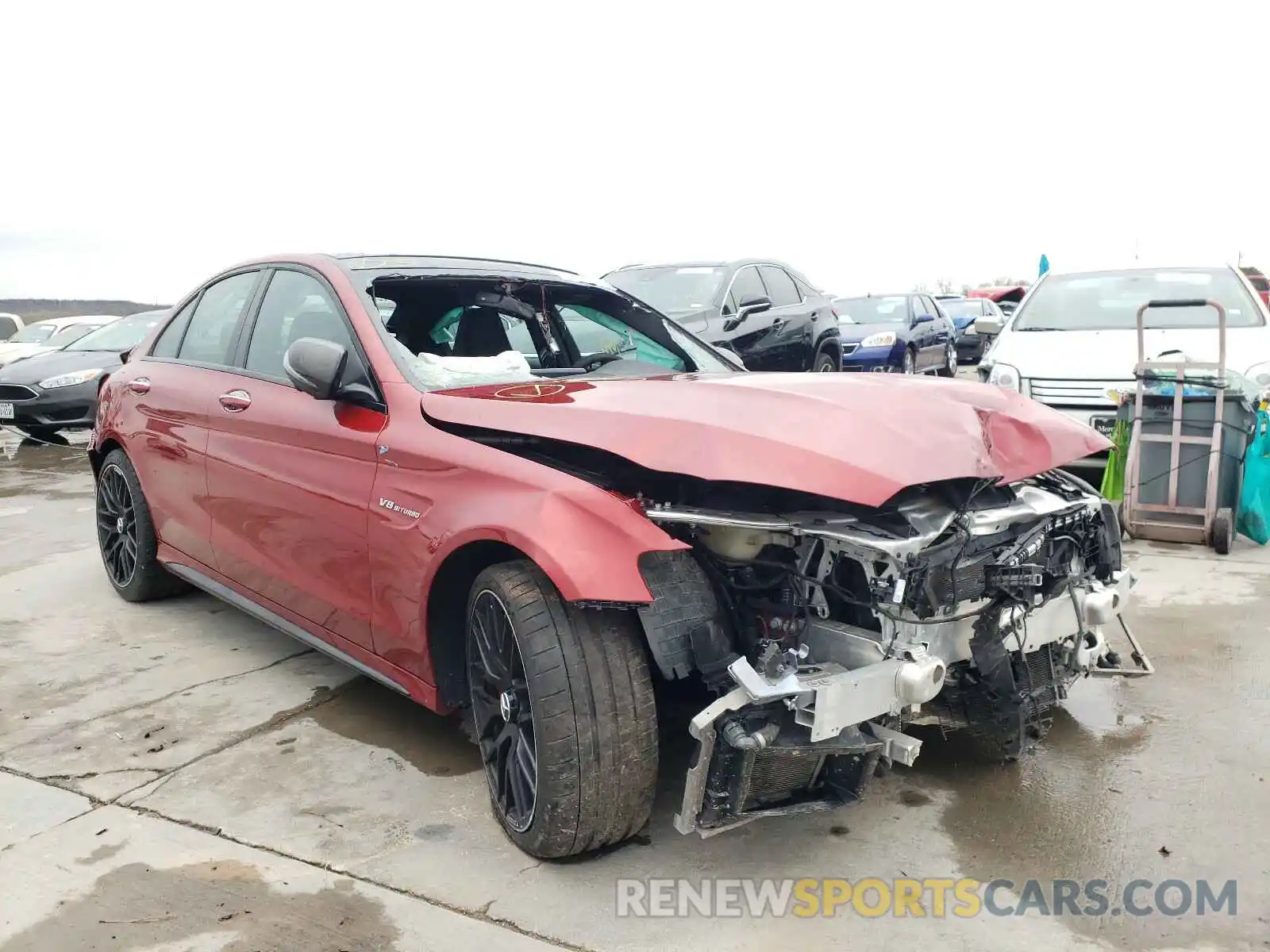 1 Photograph of a damaged car 55SWF8HBXKU309104 MERCEDES-BENZ AMG 2019