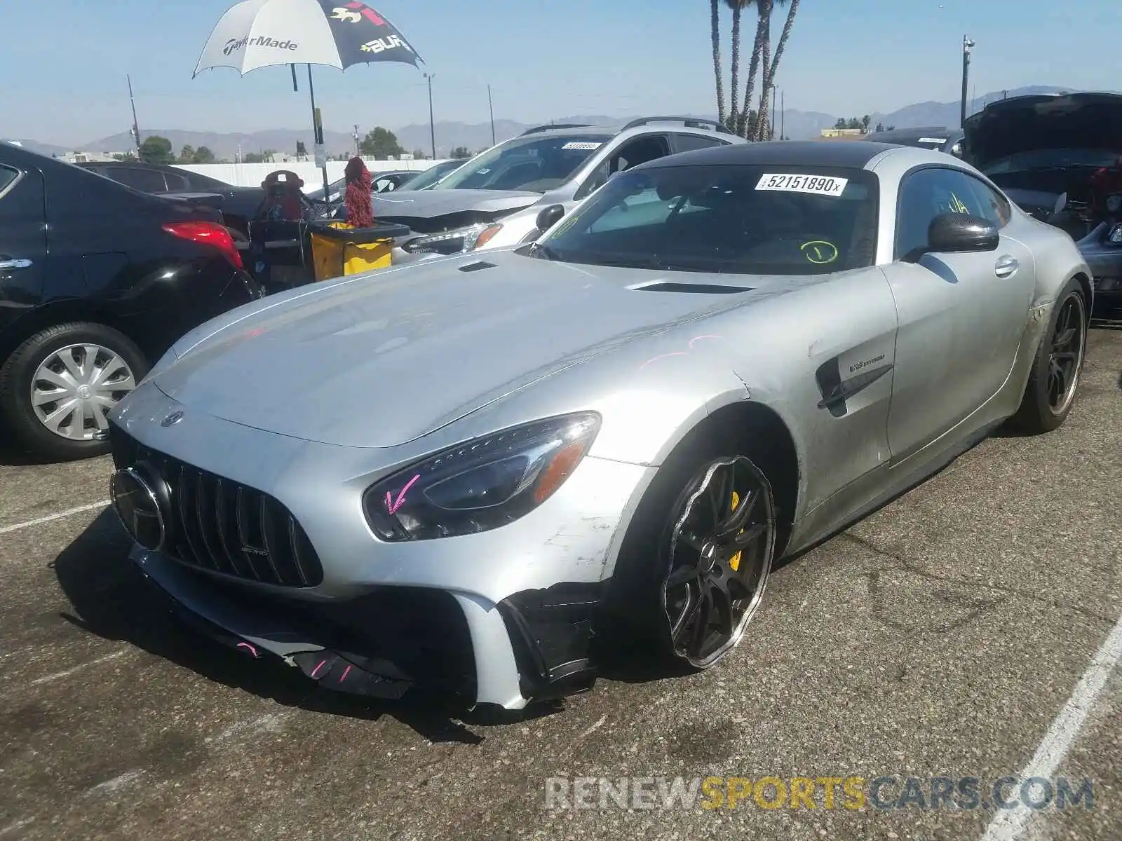 2 Photograph of a damaged car WDDYJ7KA0KA023361 MERCEDES-BENZ AMG 2019