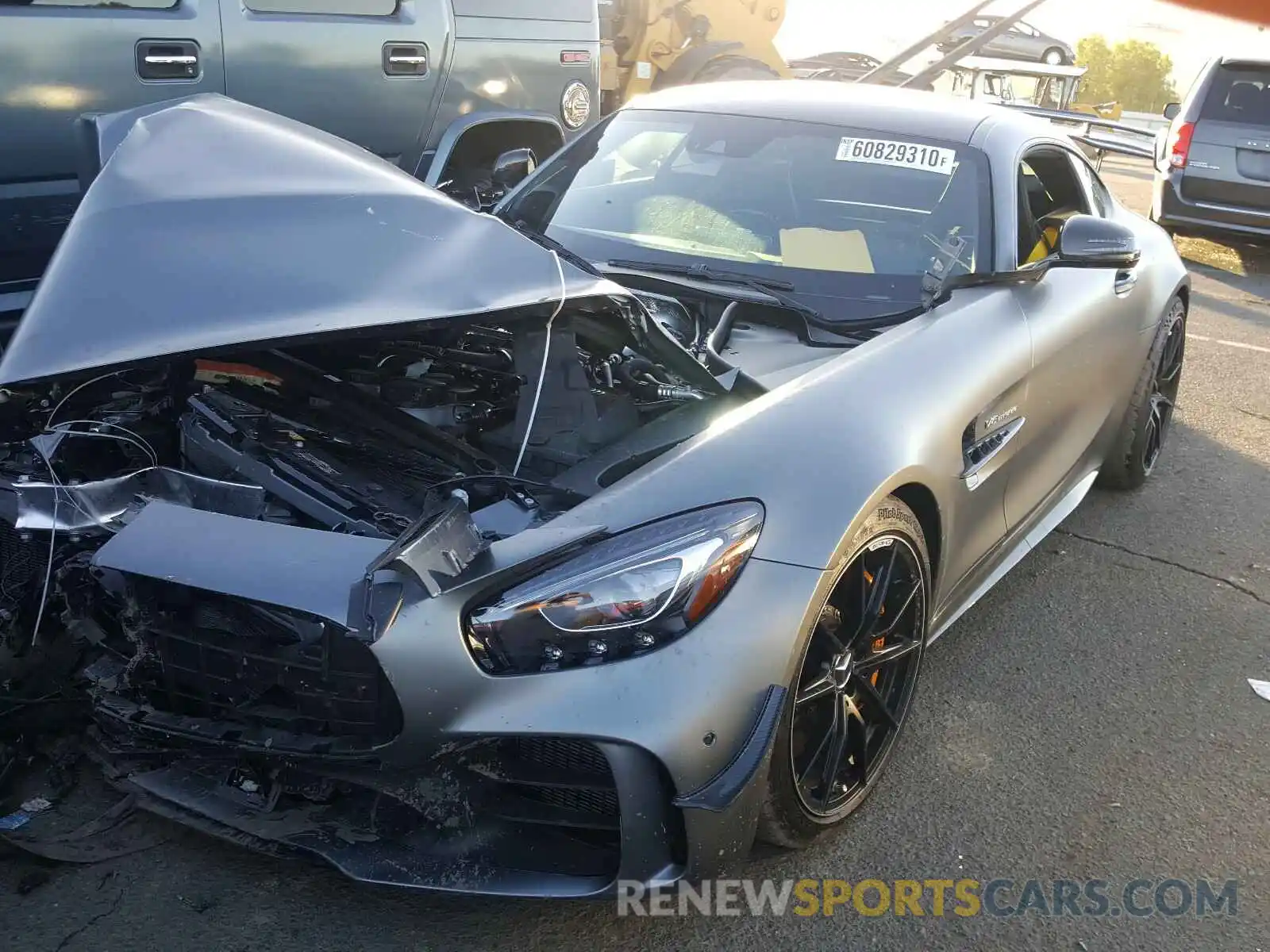 2 Photograph of a damaged car WDDYJ7KA9KA024525 MERCEDES-BENZ AMG 2019