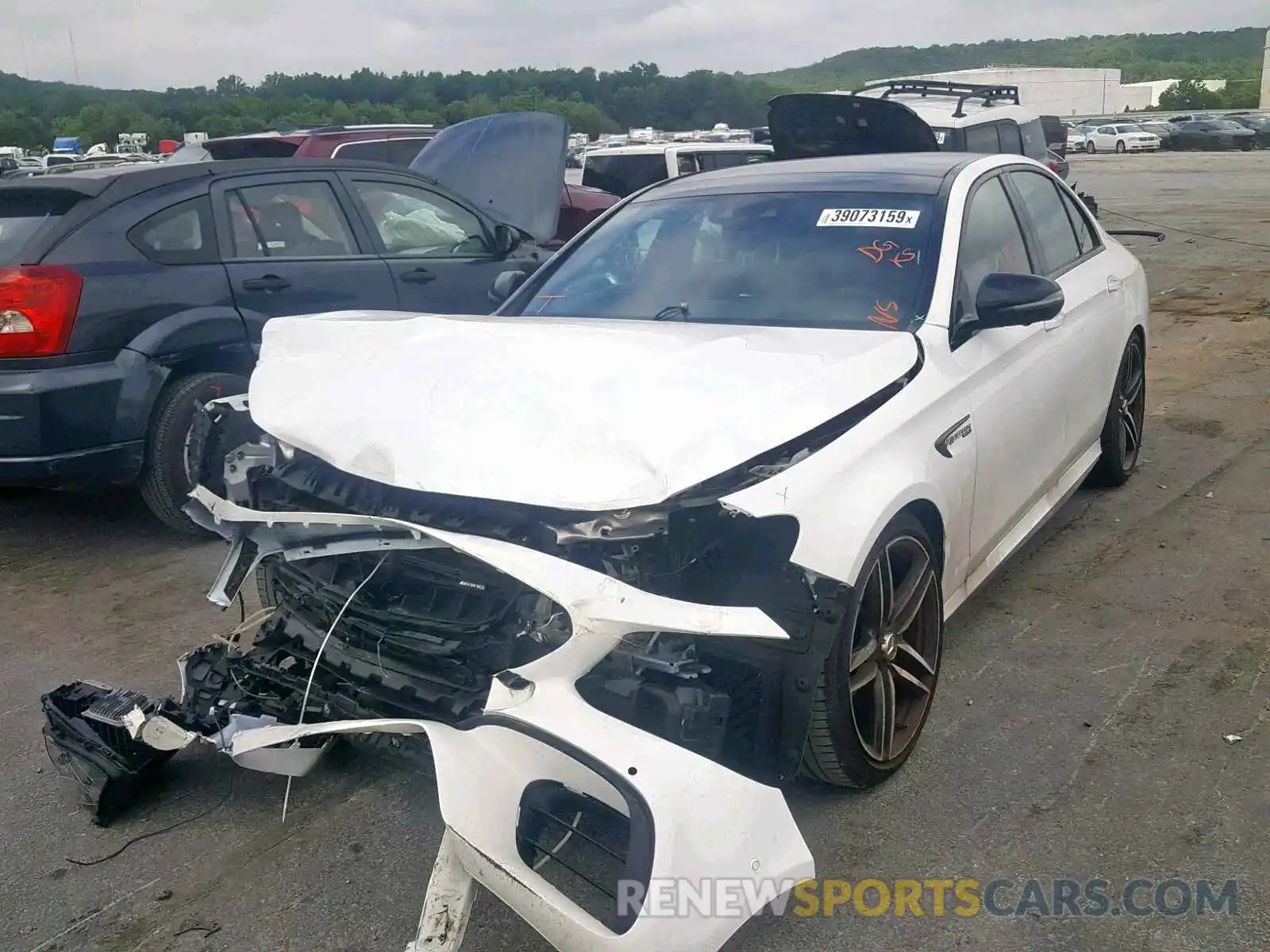 2 Photograph of a damaged car WDDZF8KB1KA508175 MERCEDES-BENZ AMG 2019