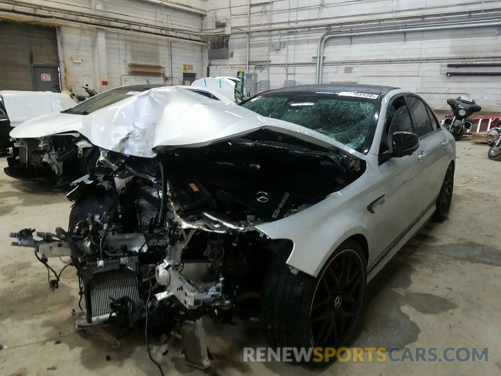 2 Фотография поврежденного автомобиля WDDZF8KB2KA512736 MERCEDES-BENZ AMG 2019