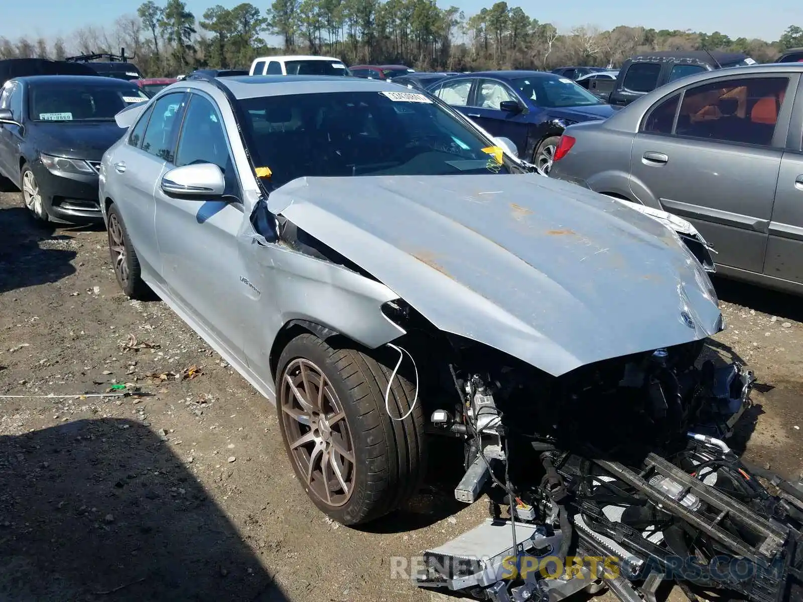 1 Фотография поврежденного автомобиля 55SWF8GB8LU330326 MERCEDES-BENZ AMG 2020