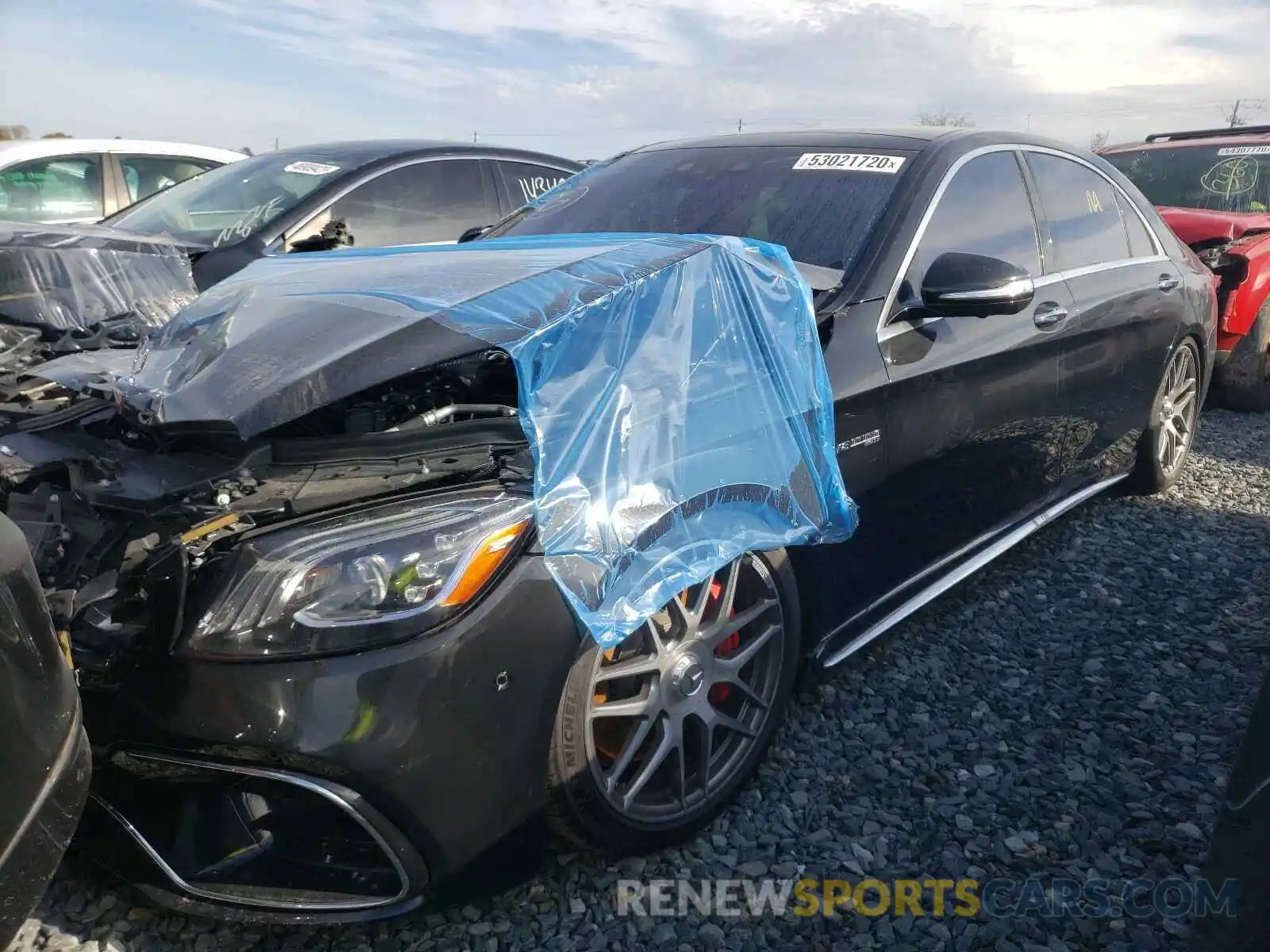 2 Photograph of a damaged car W1KUG8JB9LA555688 MERCEDES-BENZ AMG 2020