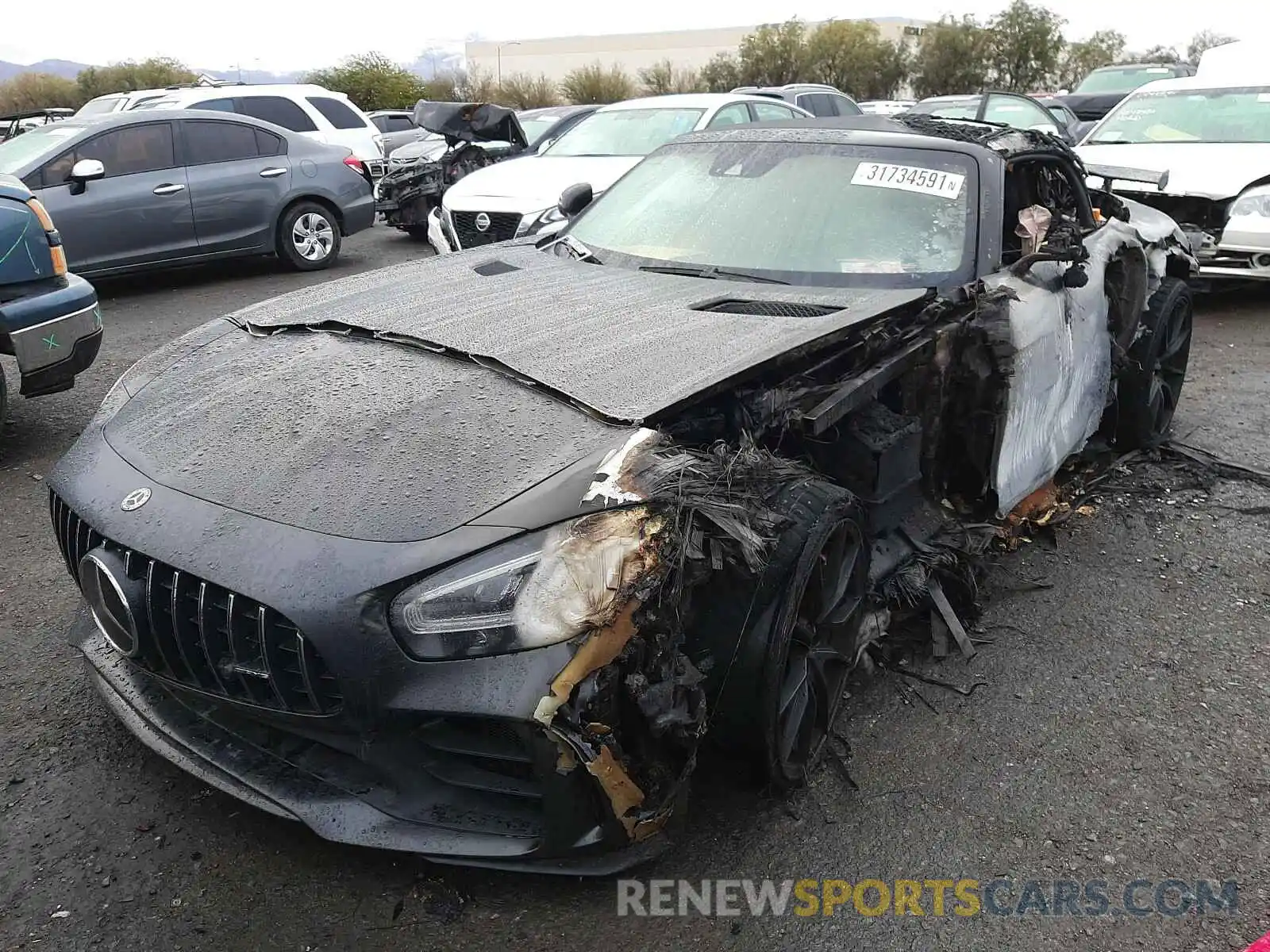 2 Photograph of a damaged car W1KYK7KA2LA029239 MERCEDES-BENZ AMG 2020