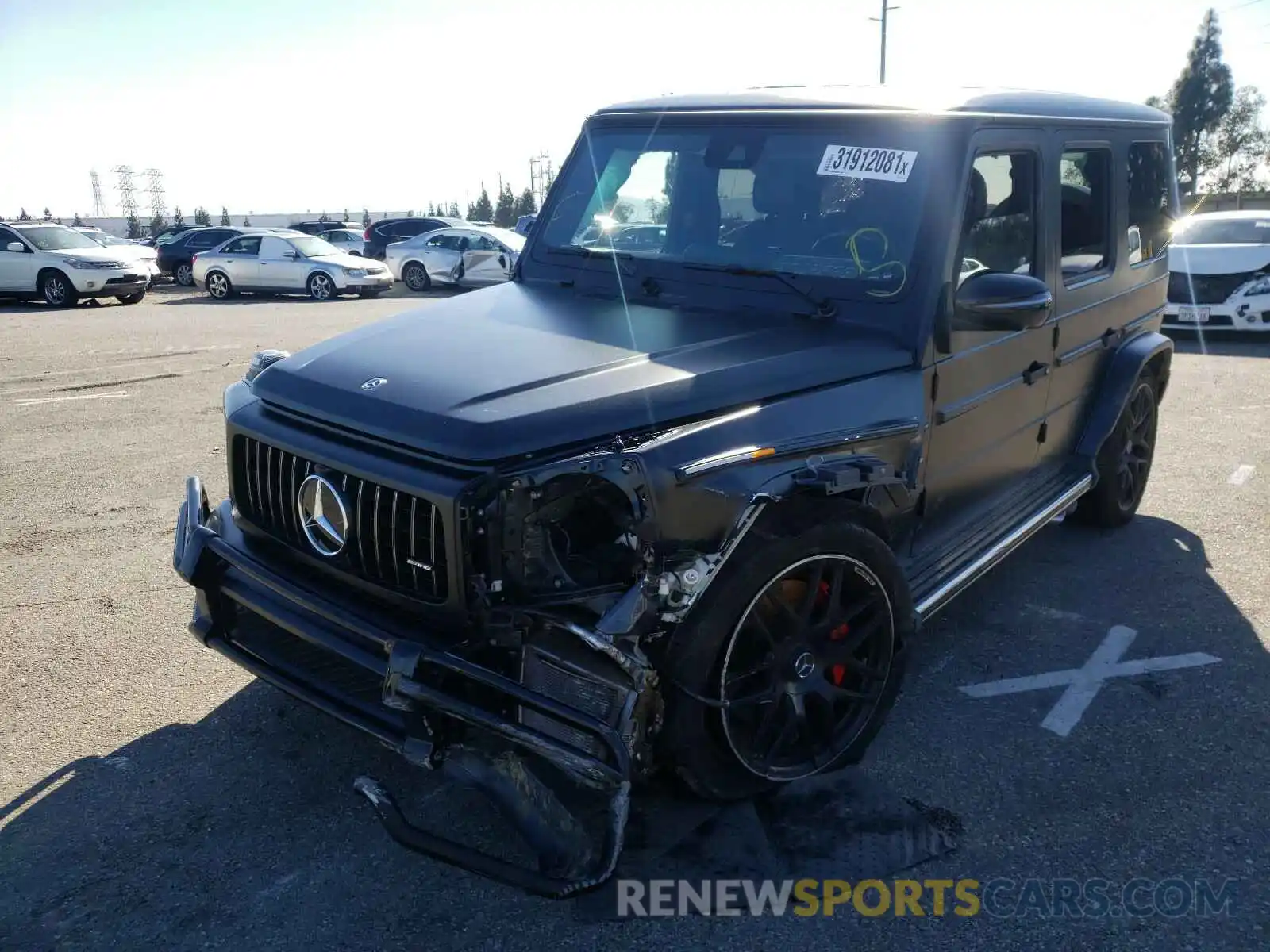 2 Photograph of a damaged car W1NYC7HJ3LX345575 MERCEDES-BENZ AMG 2020