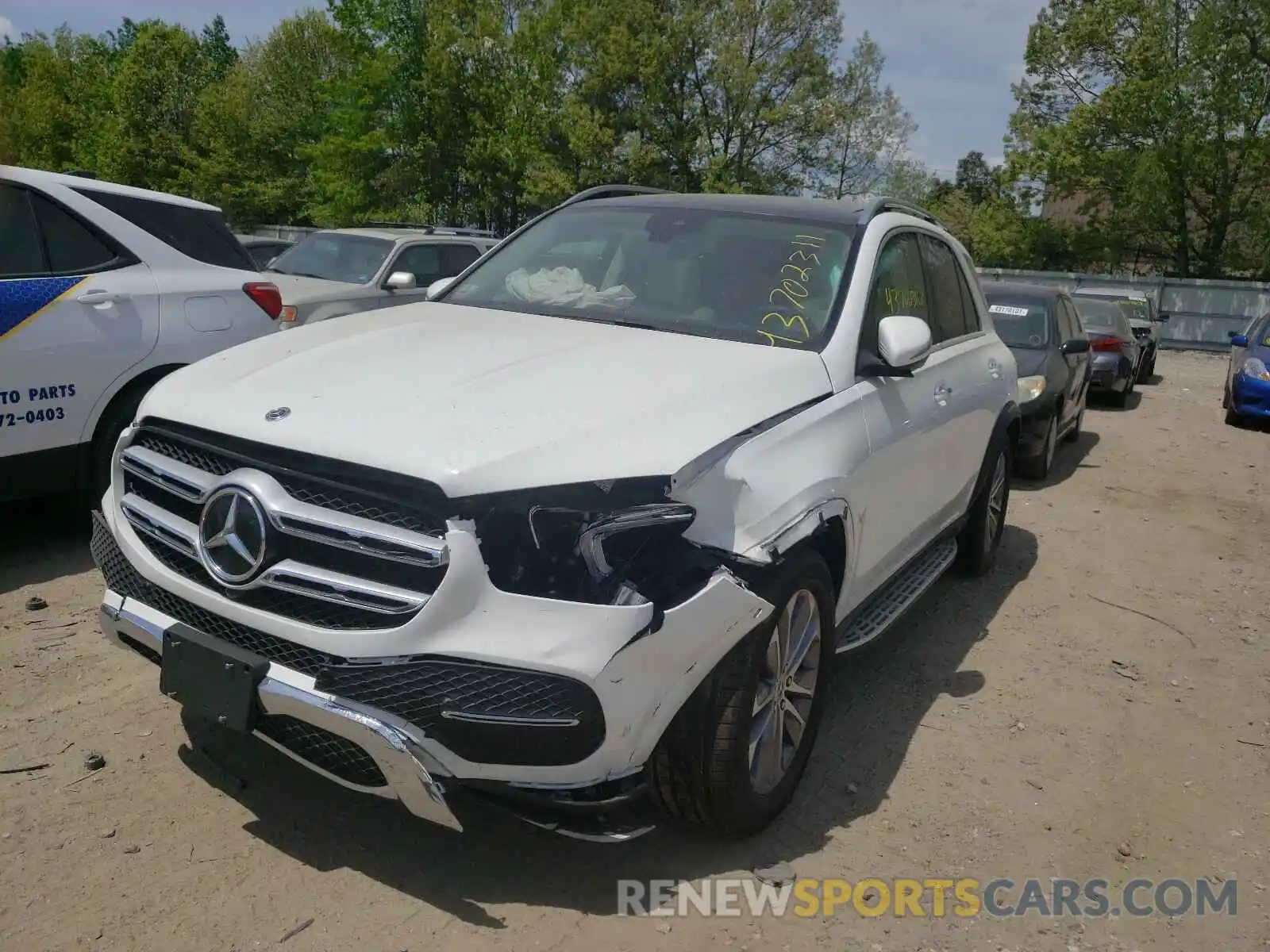 2 Photograph of a damaged car 4JGFB5KB6MA370591 MERCEDES-BENZ AMG 2021