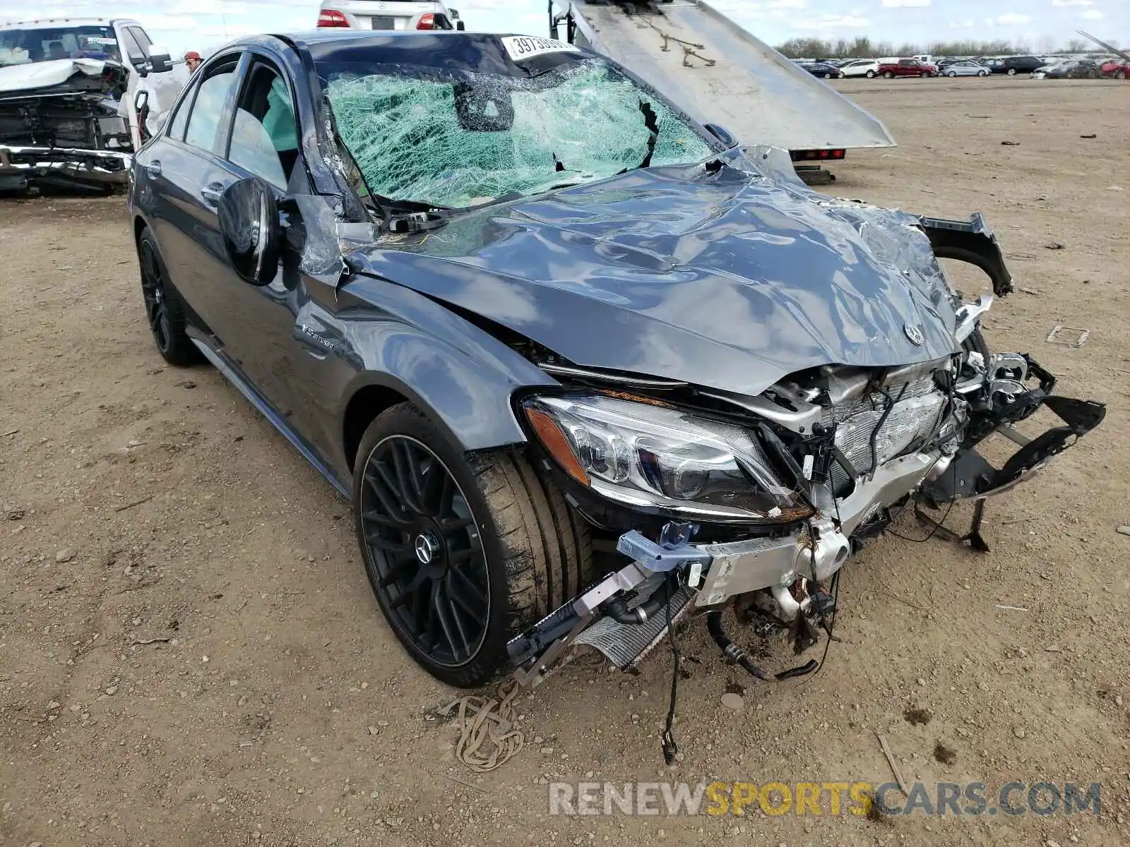 1 Photograph of a damaged car W1KWF8GB9MR615670 MERCEDES-BENZ AMG 2021