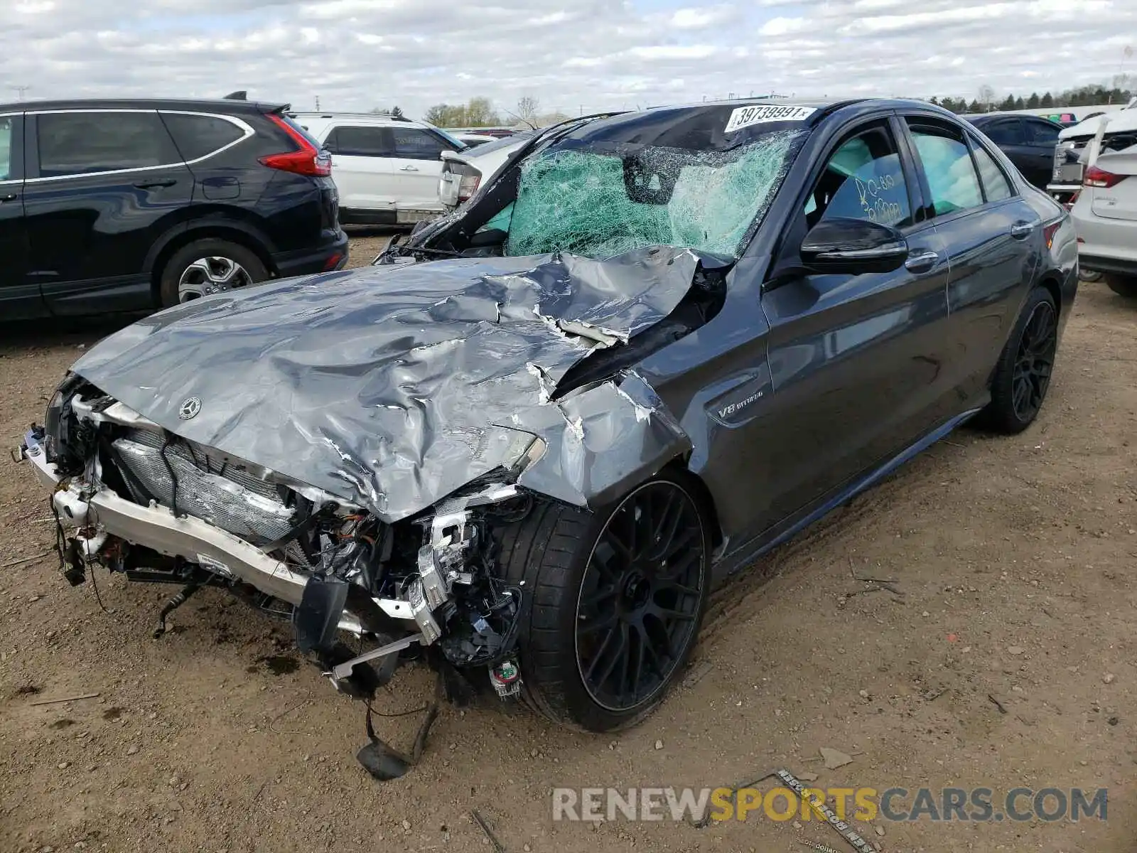 2 Photograph of a damaged car W1KWF8GB9MR615670 MERCEDES-BENZ AMG 2021