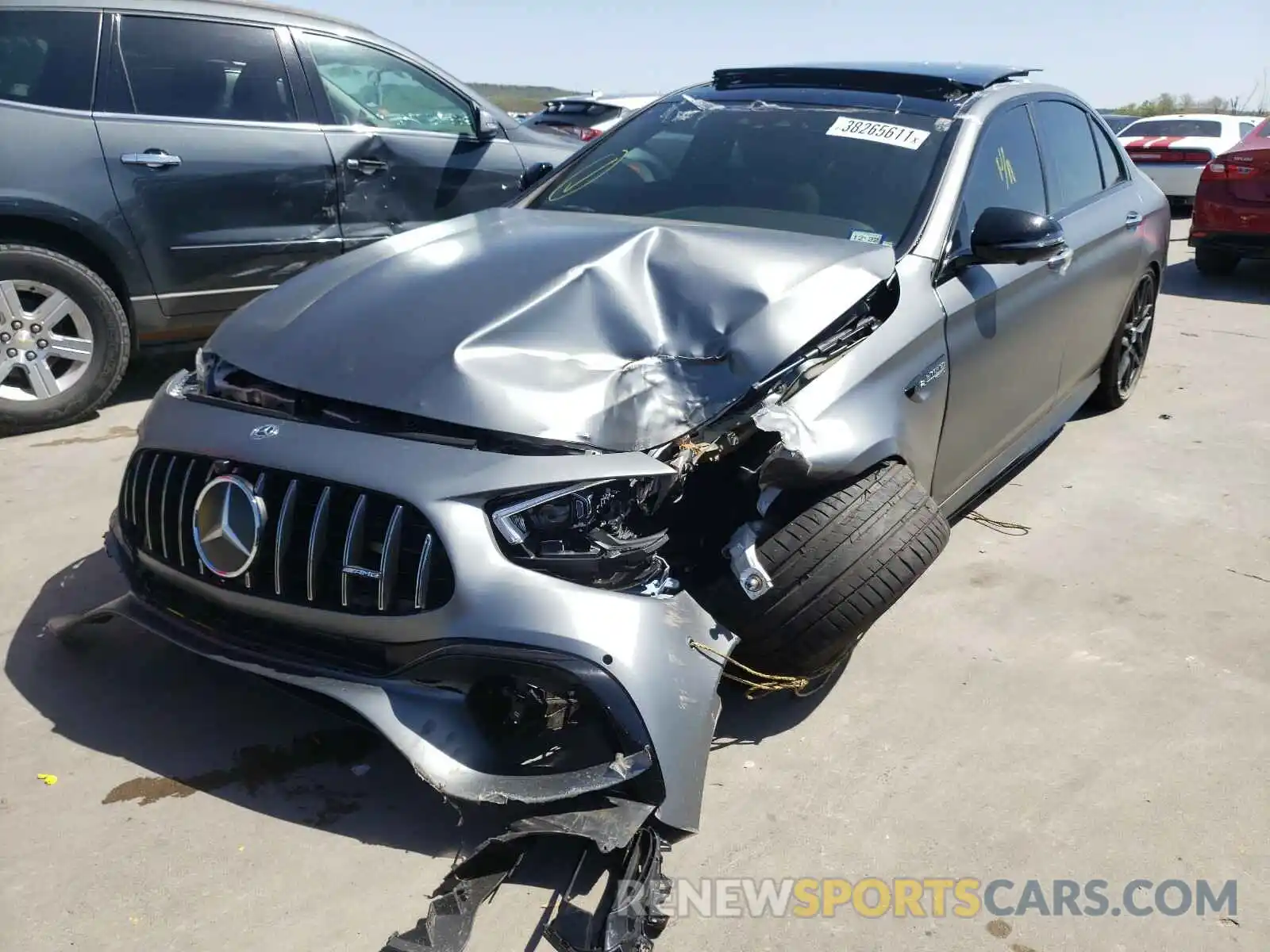 2 Photograph of a damaged car W1KZF8KB6MA887287 MERCEDES-BENZ AMG 2021