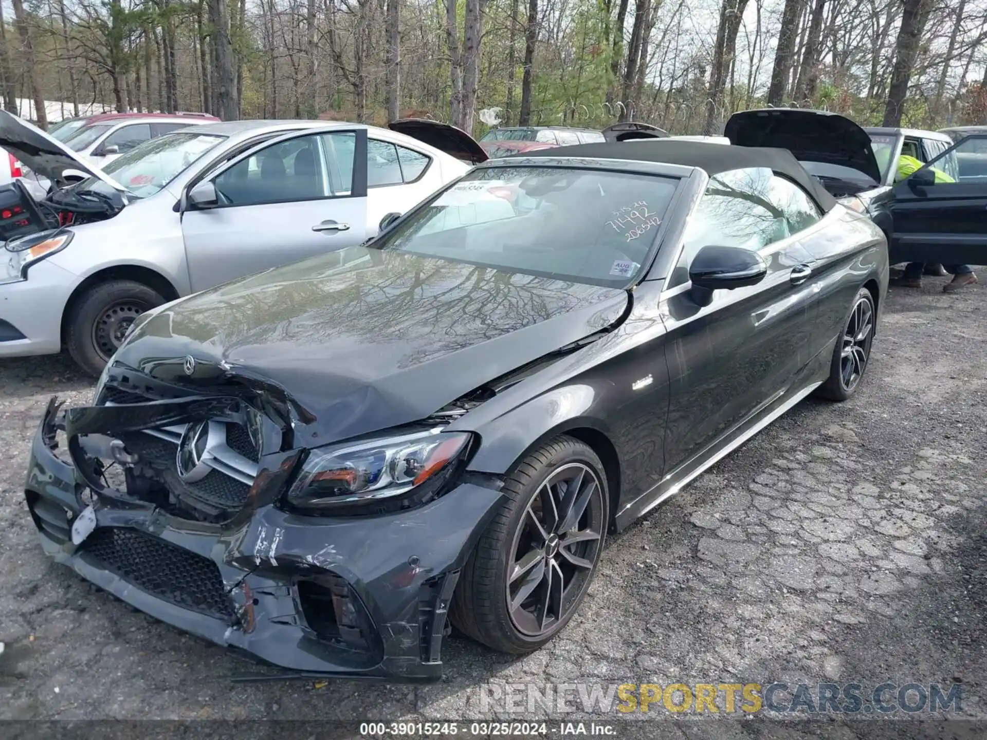 2 Photograph of a damaged car WDDWK6EB0LF971492 MERCEDES-BENZ AMG C 43 2020