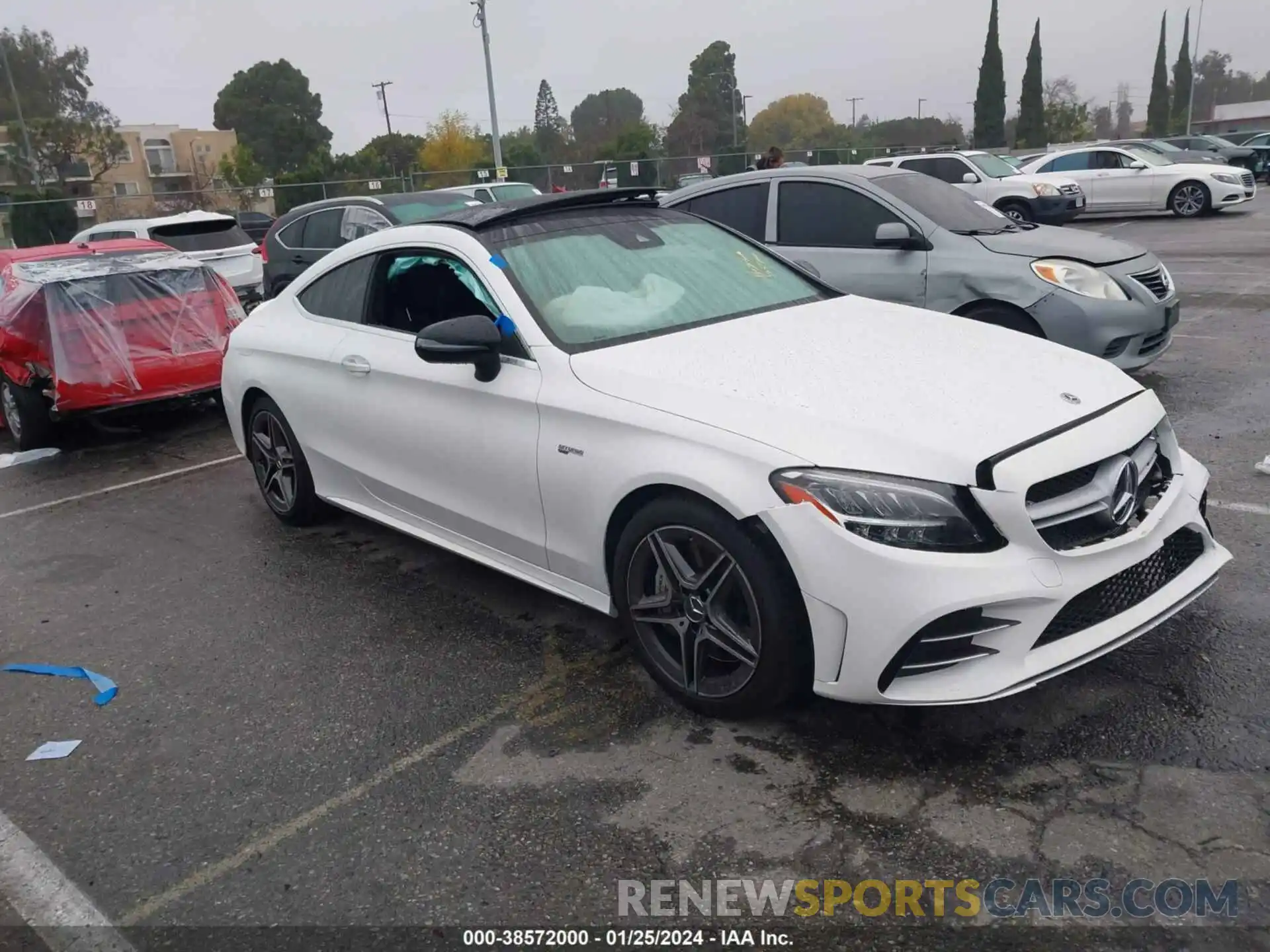 1 Photograph of a damaged car W1KWJ6EB9NG111865 MERCEDES-BENZ AMG C 43 2022