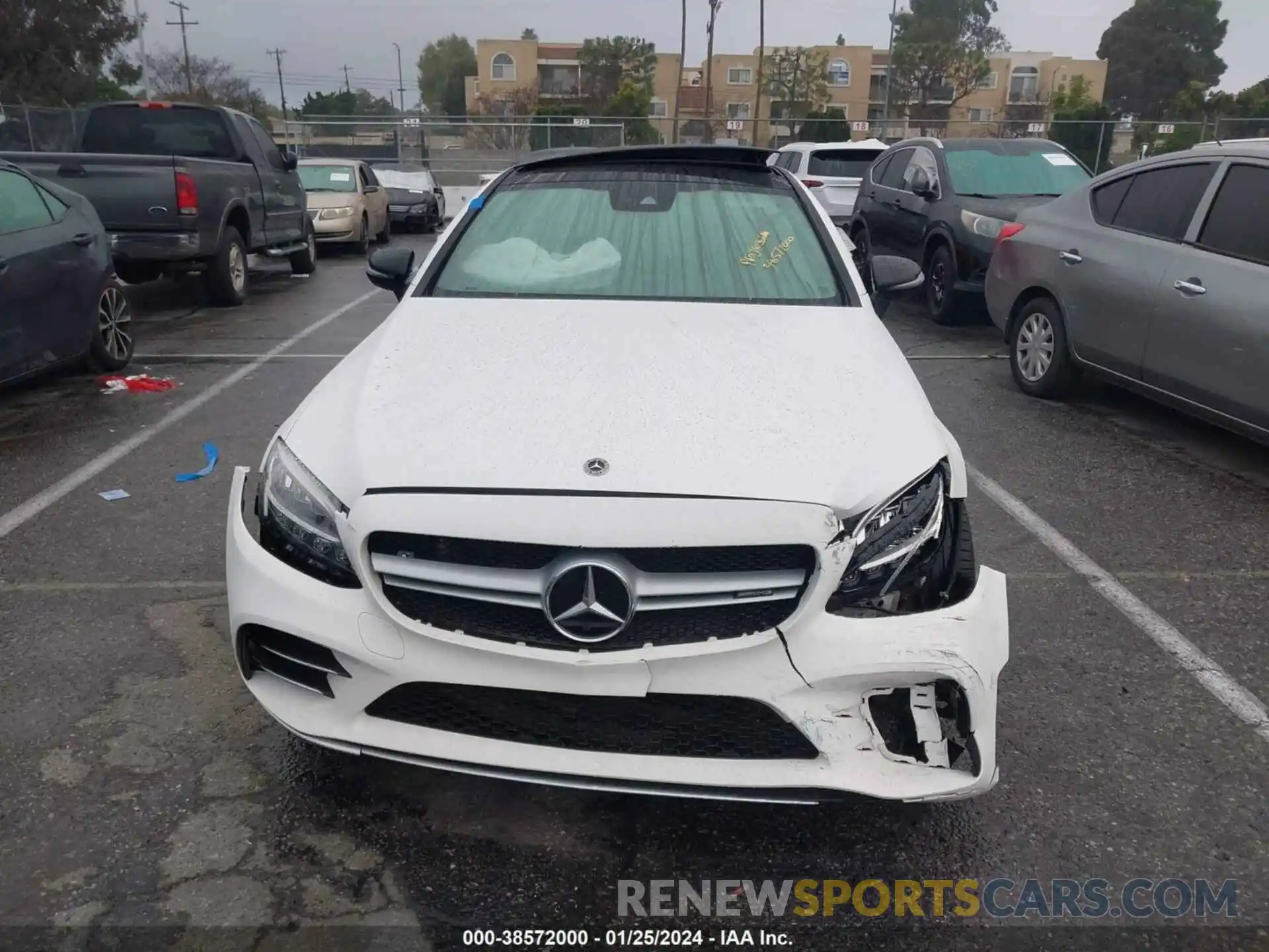 12 Photograph of a damaged car W1KWJ6EB9NG111865 MERCEDES-BENZ AMG C 43 2022