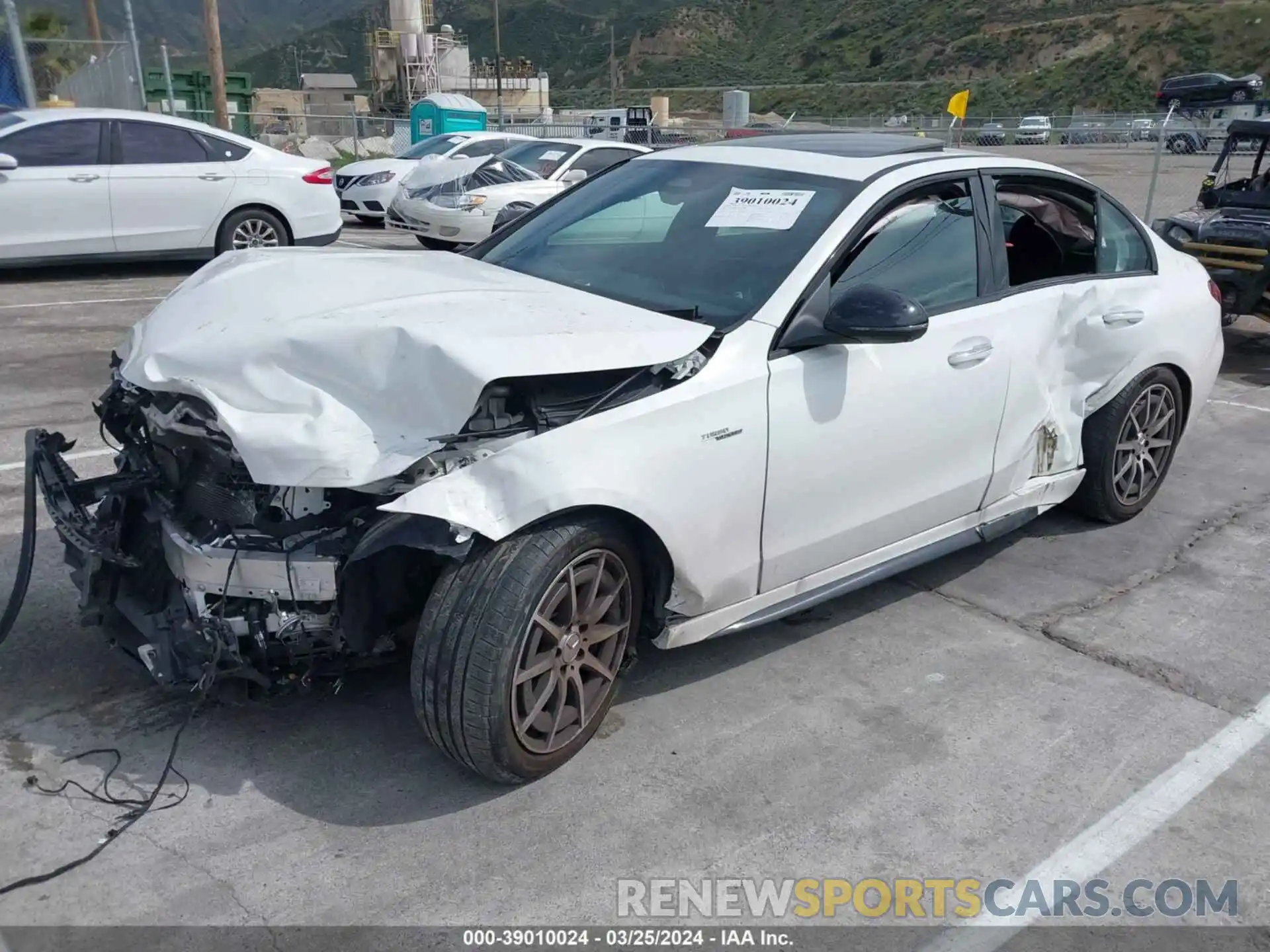 2 Photograph of a damaged car W1KAF8HB7PR096227 MERCEDES-BENZ AMG C 43 2023