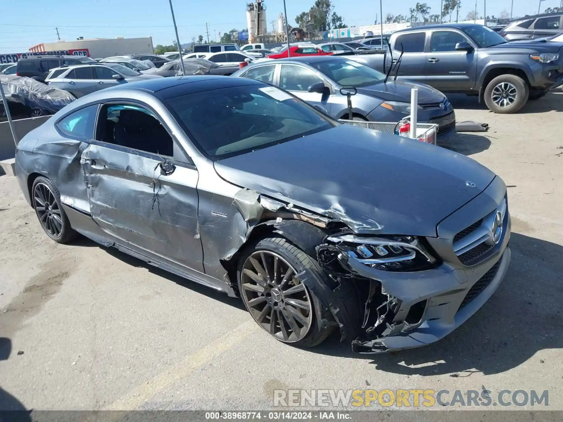 1 Photograph of a damaged car W1KWJ6EB3PG128728 MERCEDES-BENZ AMG C 43 2023