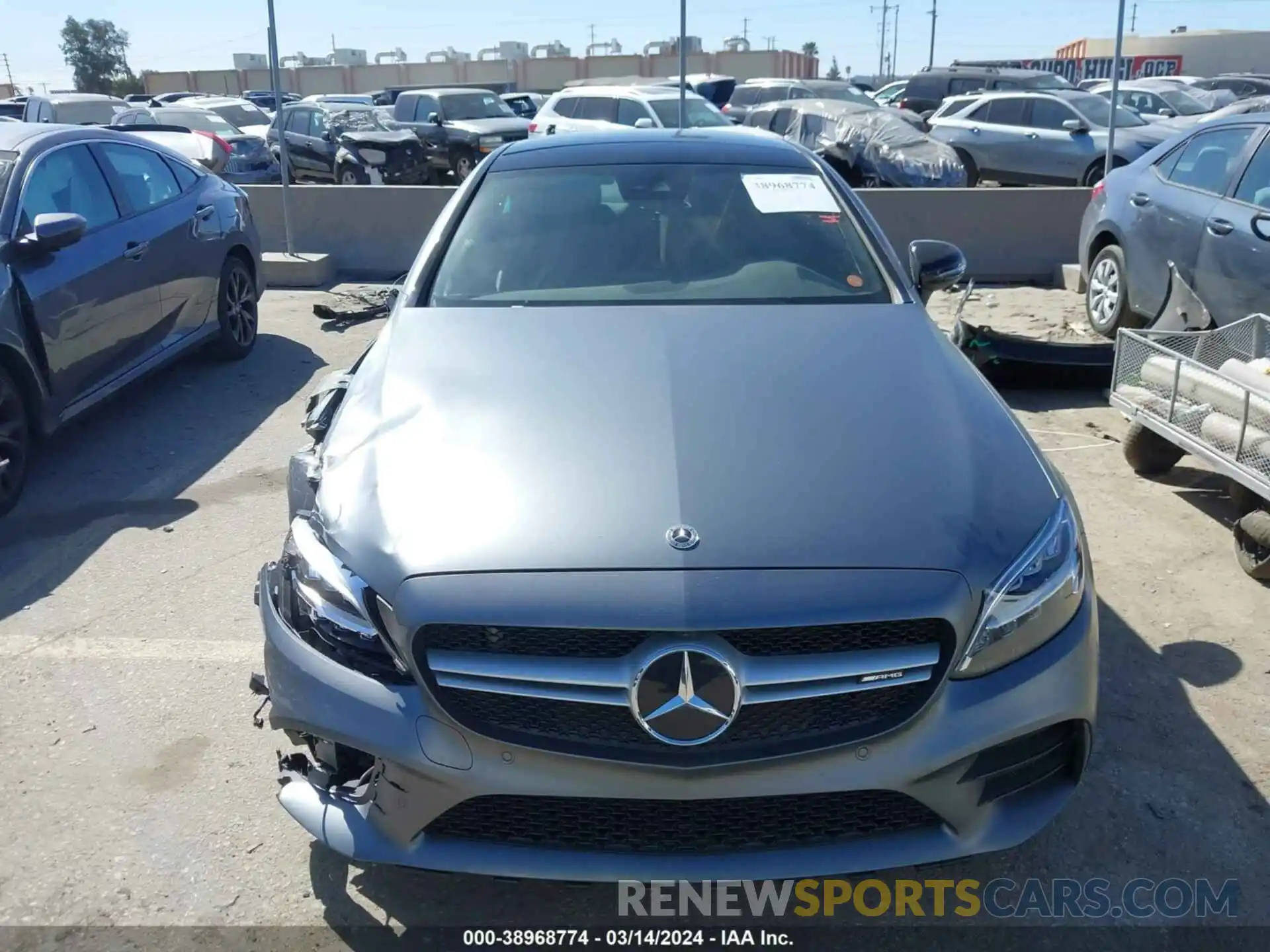 12 Photograph of a damaged car W1KWJ6EB3PG128728 MERCEDES-BENZ AMG C 43 2023