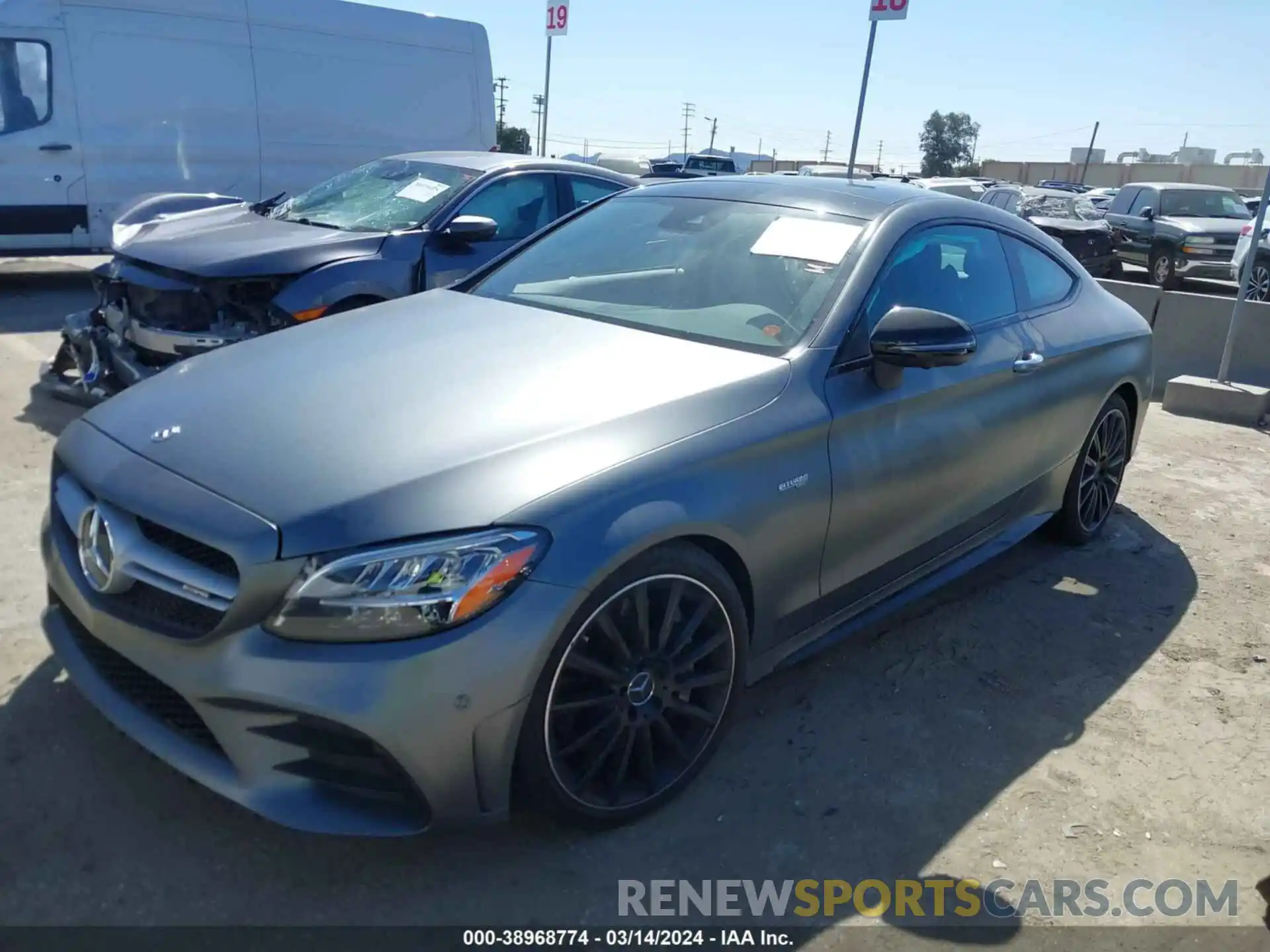 2 Photograph of a damaged car W1KWJ6EB3PG128728 MERCEDES-BENZ AMG C 43 2023