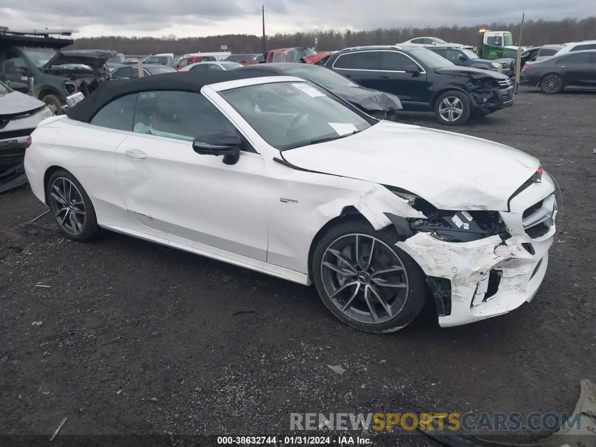 1 Photograph of a damaged car W1KWK6EB6PG130972 MERCEDES-BENZ AMG C 43 2023