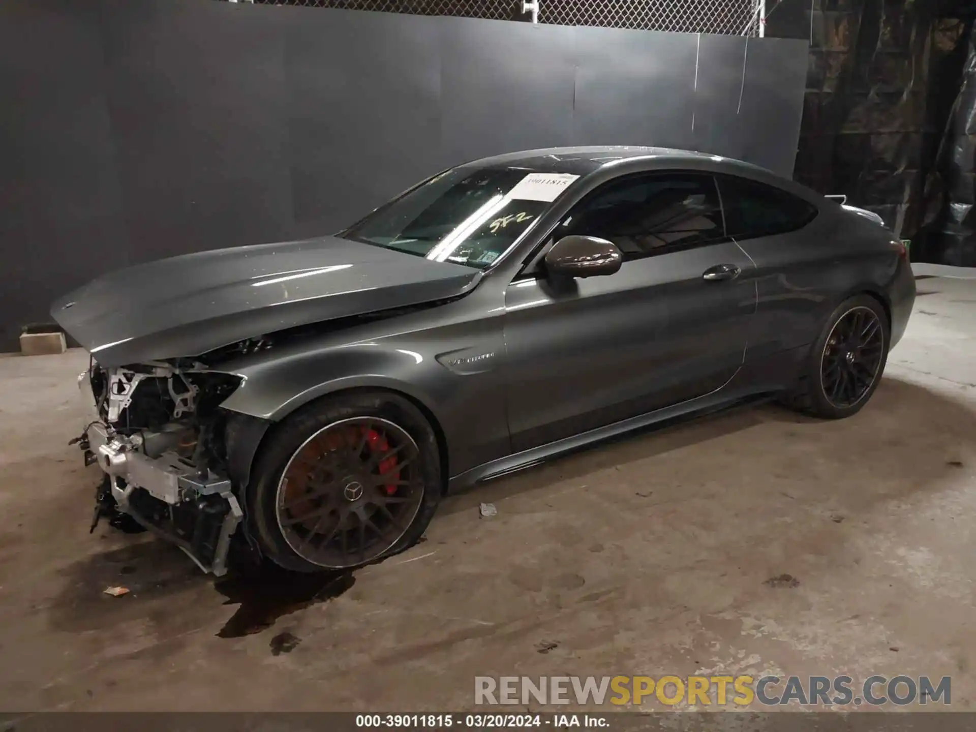 2 Photograph of a damaged car WDDWJ8HB5KF859392 MERCEDES-BENZ AMG C 63 2019