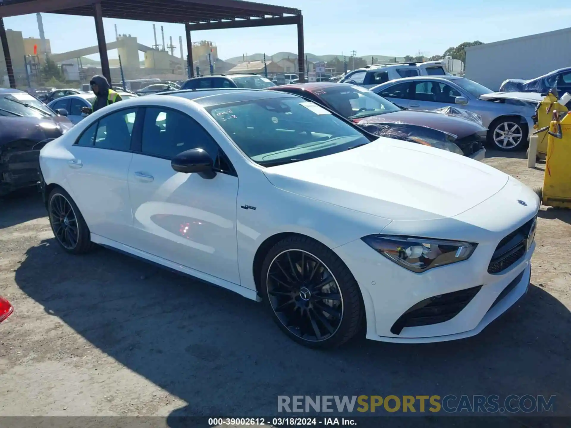 1 Photograph of a damaged car W1K5J5BB2PN364406 MERCEDES-BENZ AMG CLA 35 2023