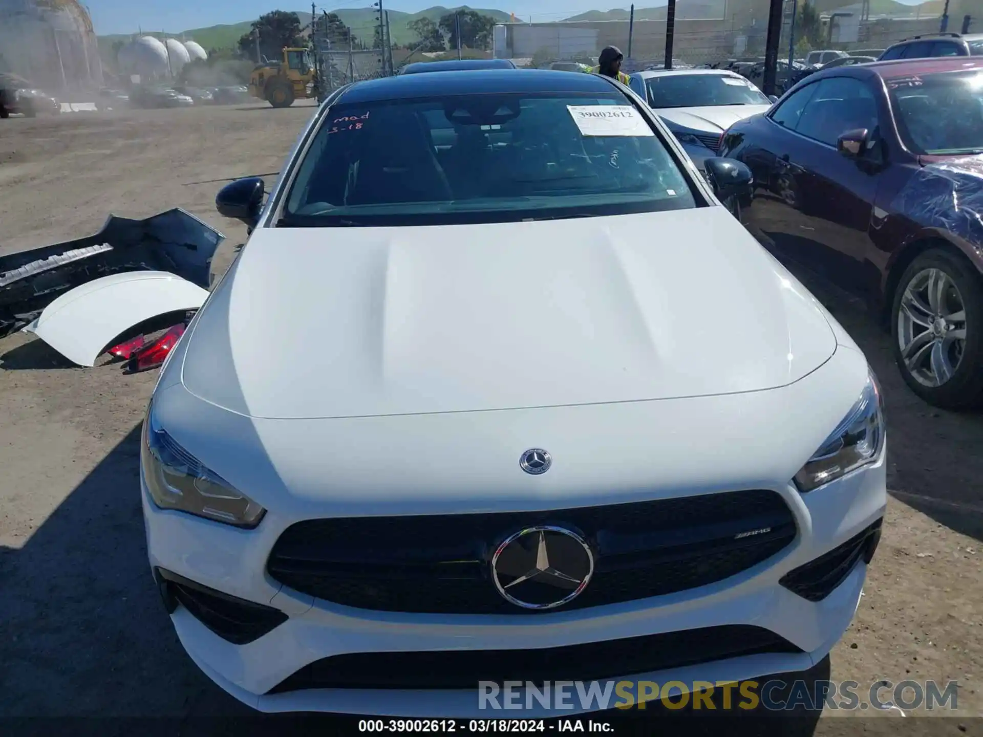 13 Photograph of a damaged car W1K5J5BB2PN364406 MERCEDES-BENZ AMG CLA 35 2023