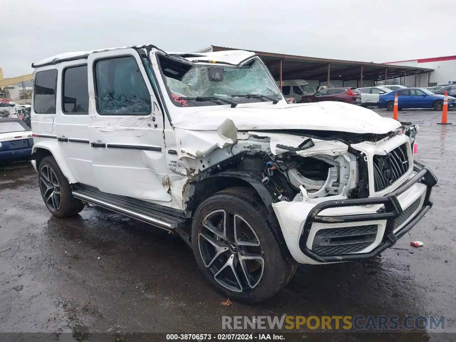 1 Фотография поврежденного автомобиля WDCYC7HJ8KX318050 MERCEDES-BENZ AMG G 63 2019