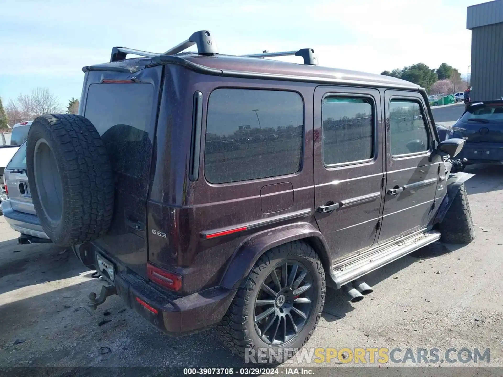 4 Фотография поврежденного автомобиля W1NYC7HJXMX390675 MERCEDES-BENZ AMG G 63 2021