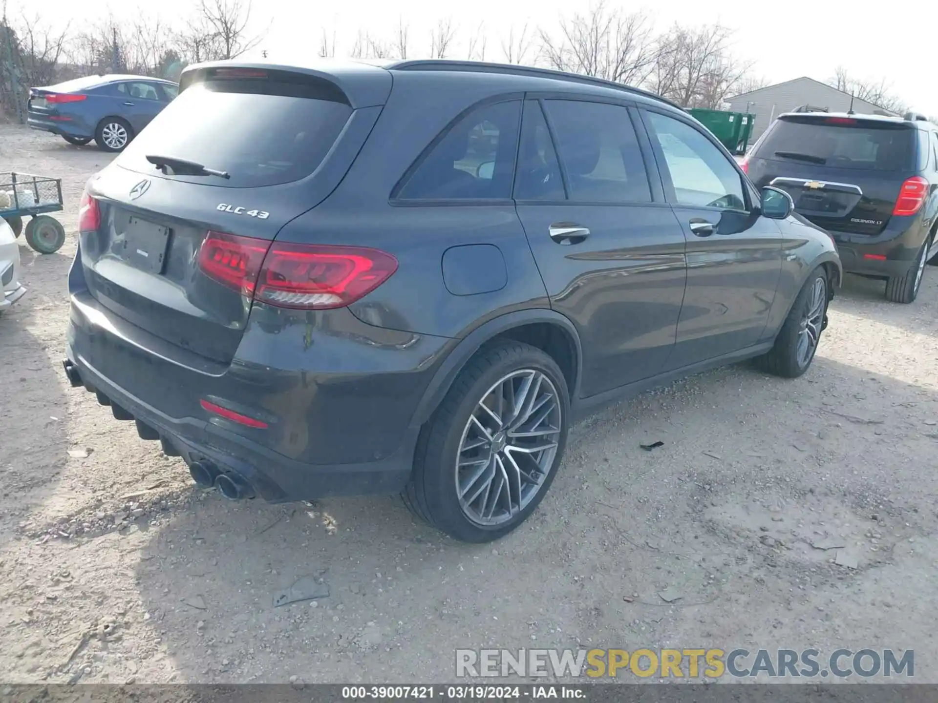 4 Фотография поврежденного автомобиля W1N0G6EB6MF917271 MERCEDES-BENZ AMG GLC 43 2021