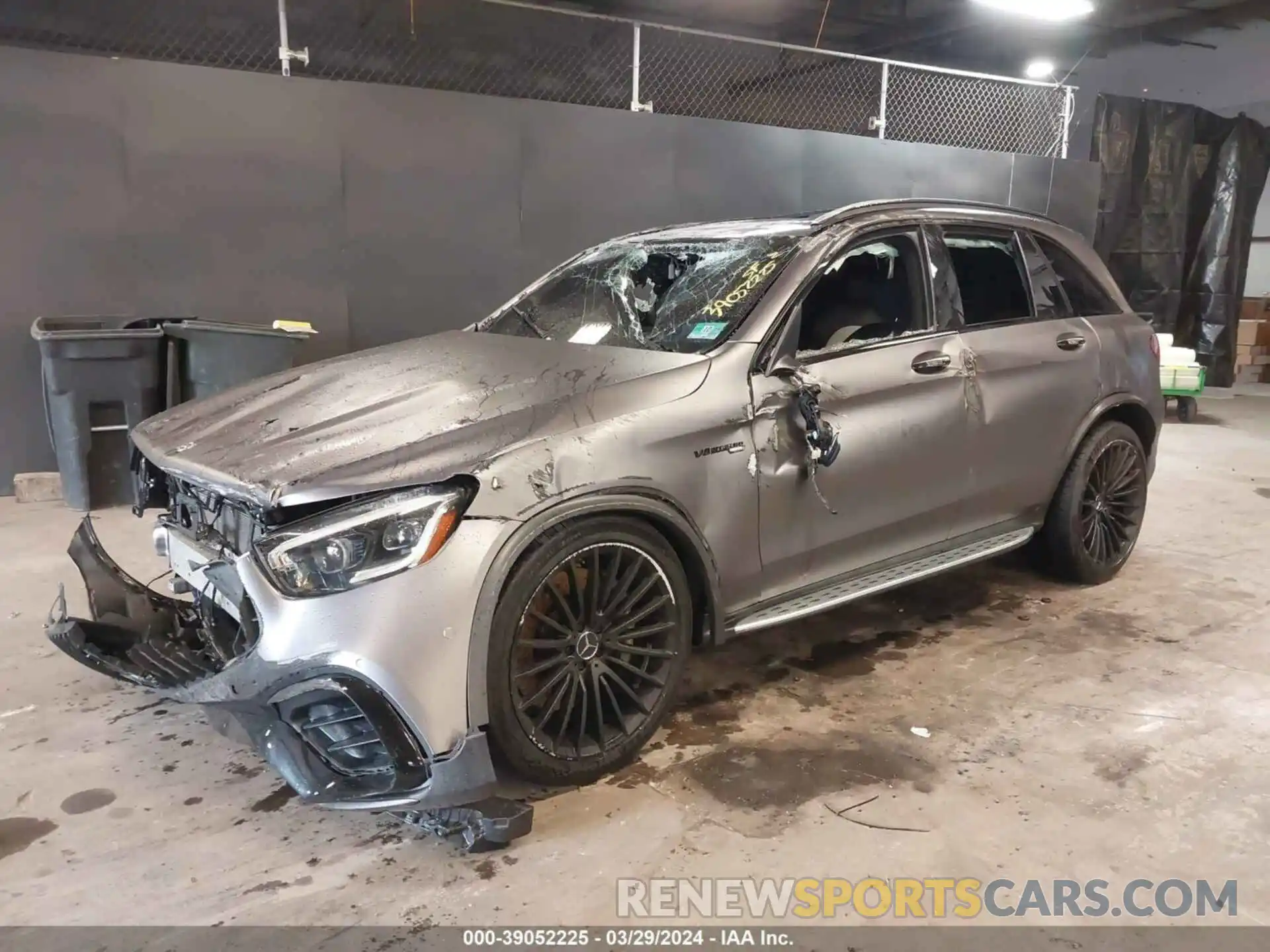 2 Photograph of a damaged car W1N0G8JB9LF799488 MERCEDES-BENZ AMG GLC 63 2020