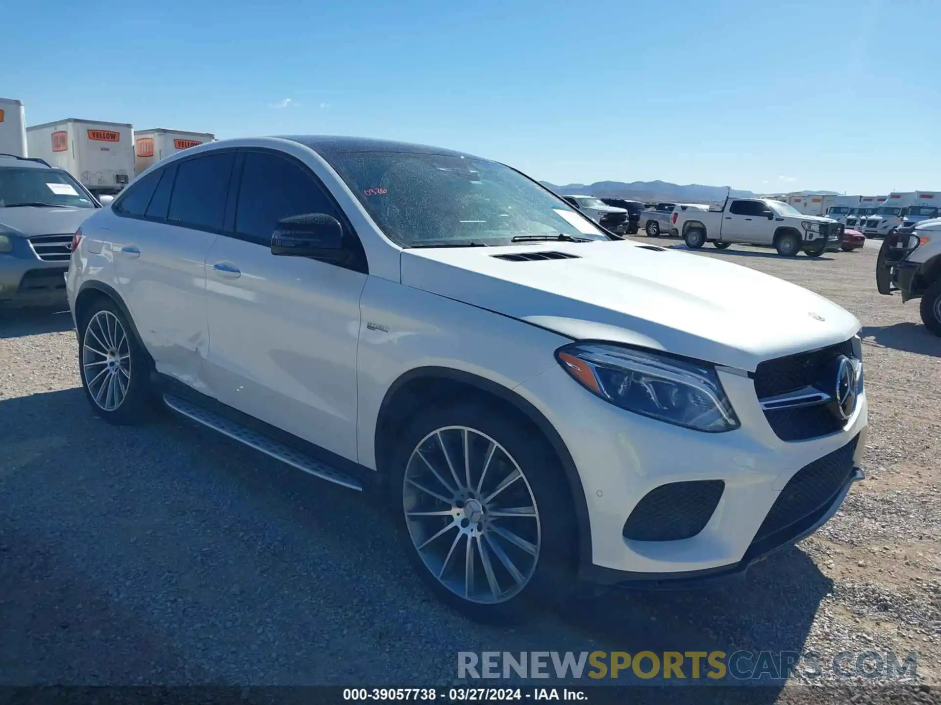 1 Photograph of a damaged car 4JGED6EBXKA155171 MERCEDES-BENZ AMG GLE 43 COUPE 2019