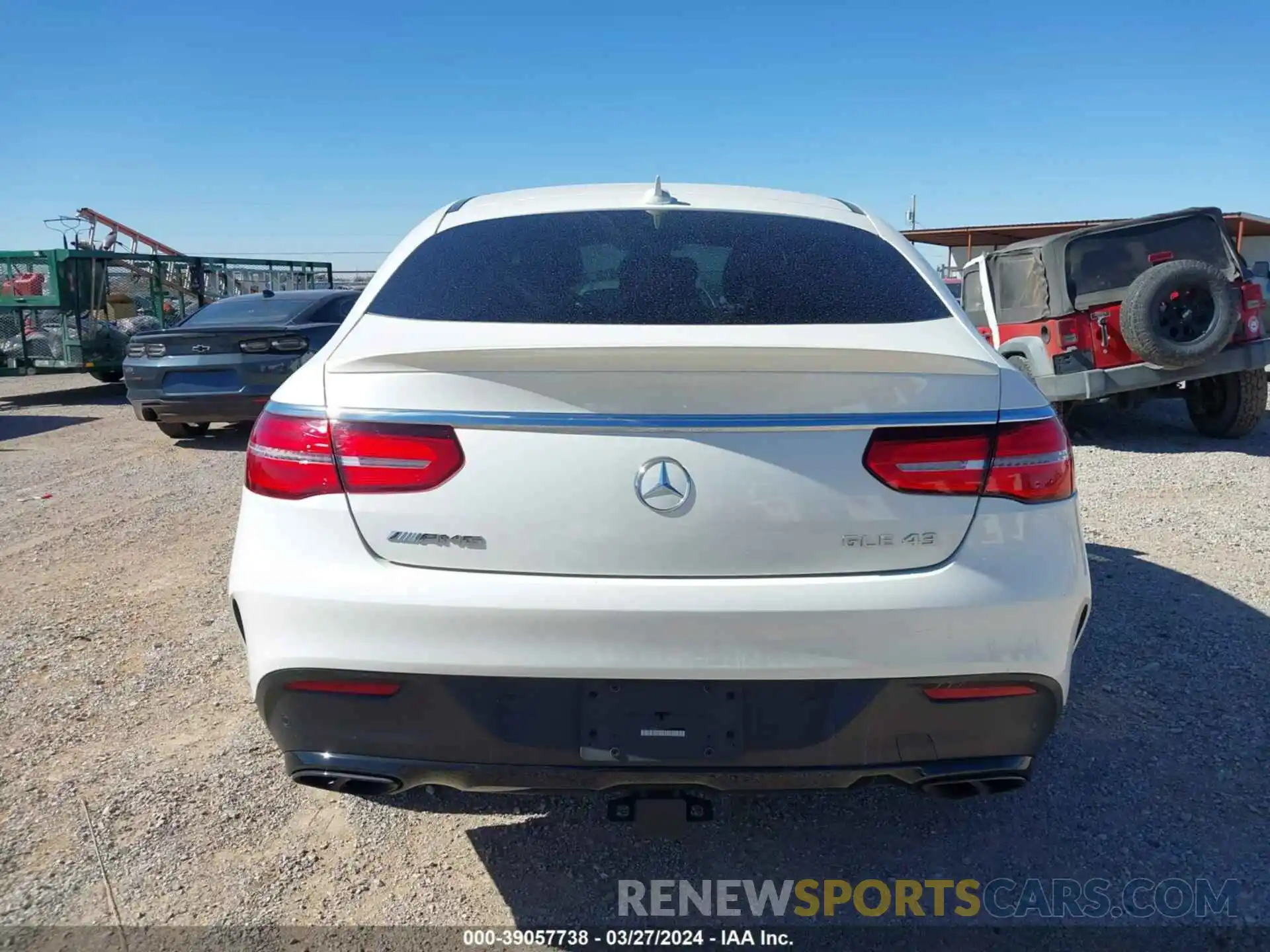 16 Photograph of a damaged car 4JGED6EBXKA155171 MERCEDES-BENZ AMG GLE 43 COUPE 2019