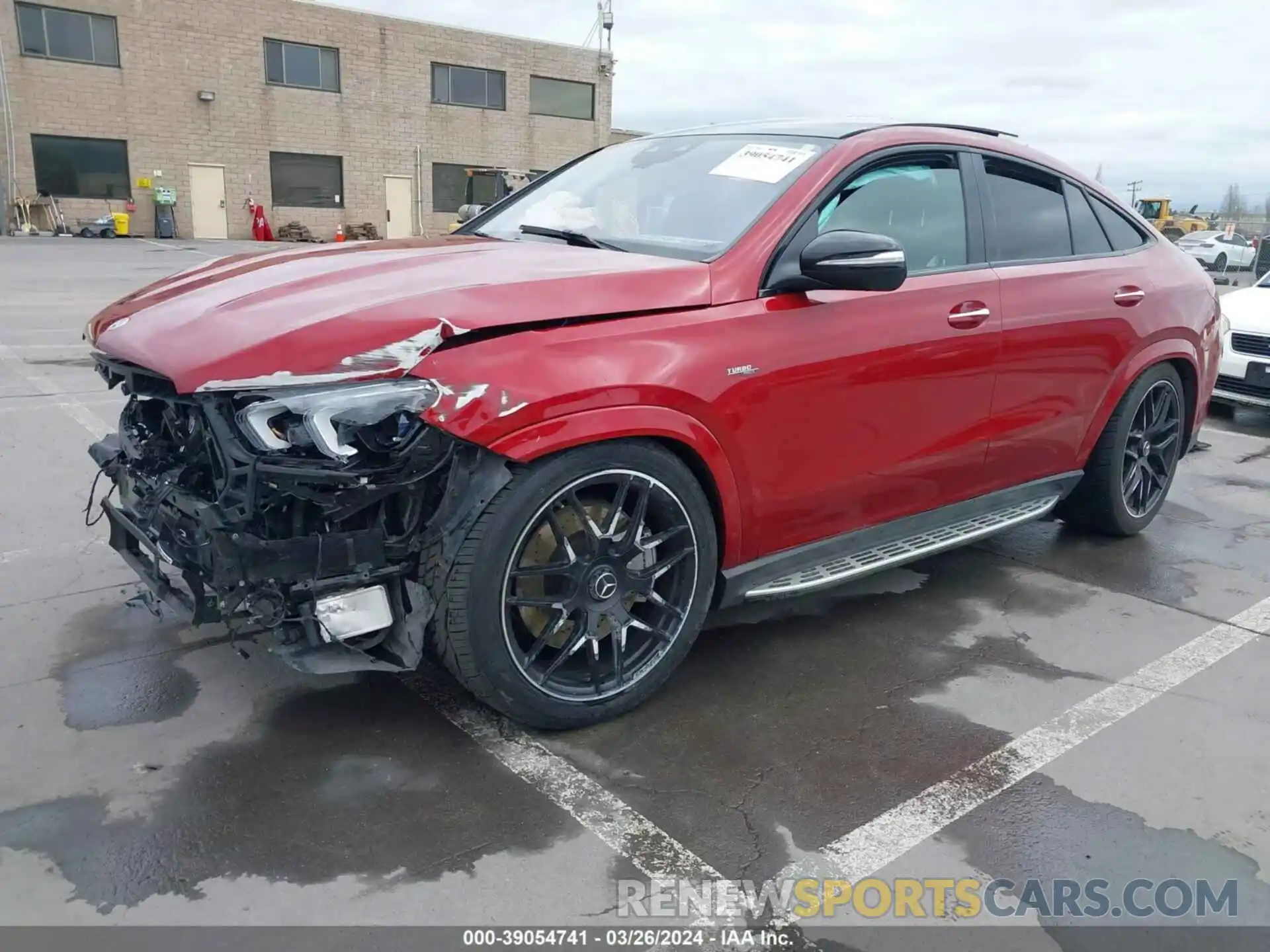 2 Photograph of a damaged car 4JGFD6BB1MA365427 MERCEDES-BENZ AMG GLE 53 COUPE 2021