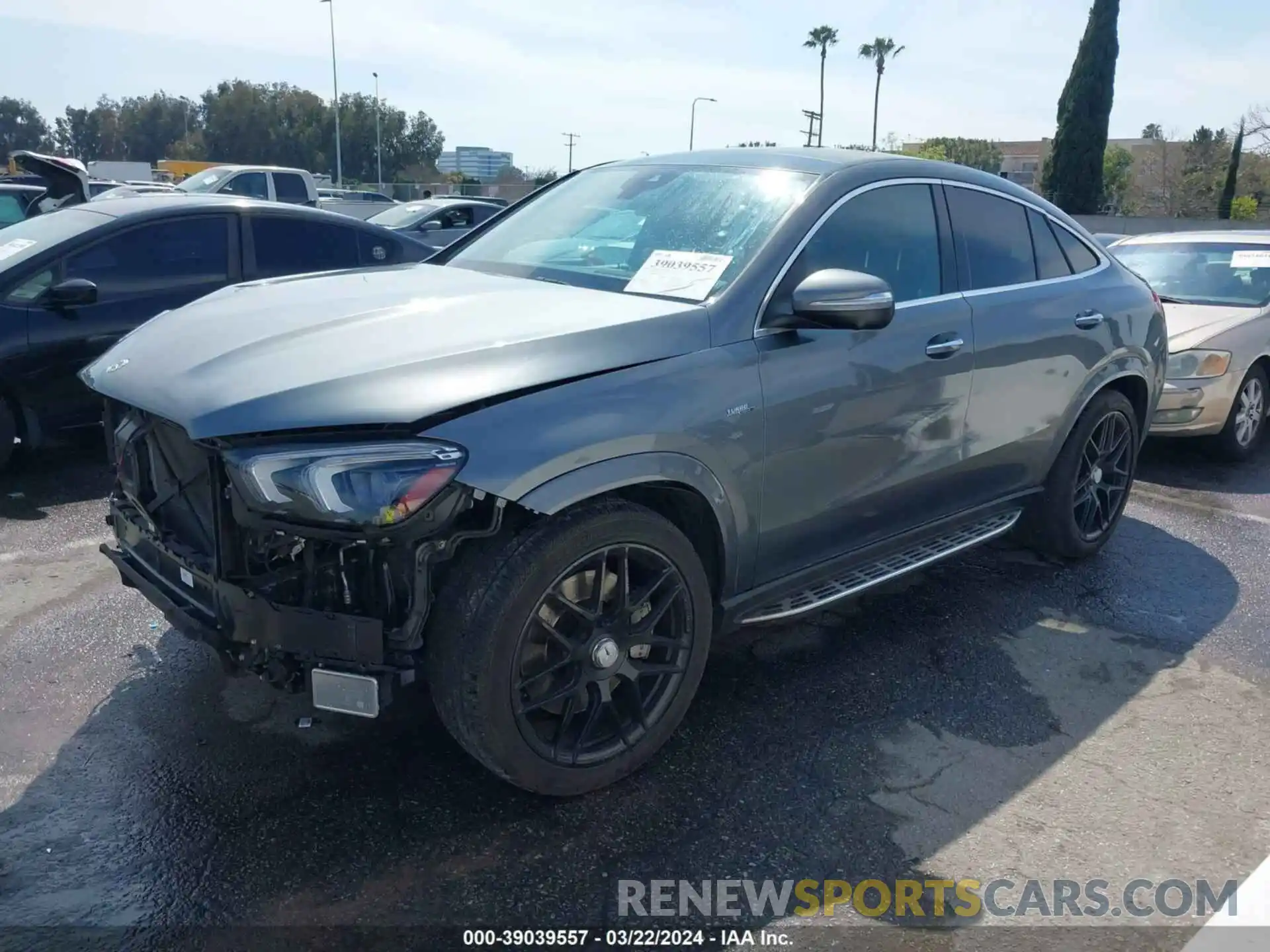 2 Photograph of a damaged car 4JGFD6BB4NA801172 MERCEDES-BENZ AMG GLE 53 COUPE 2022