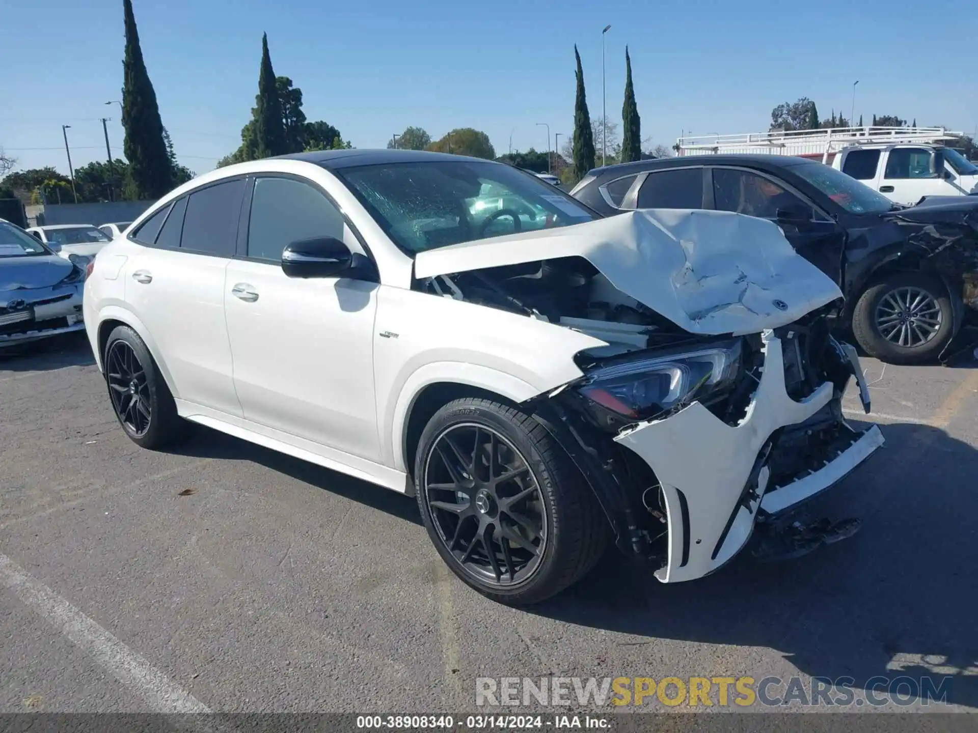 1 Photograph of a damaged car 4JGFD6BB7NA794864 MERCEDES-BENZ AMG GLE 53 COUPE 2022