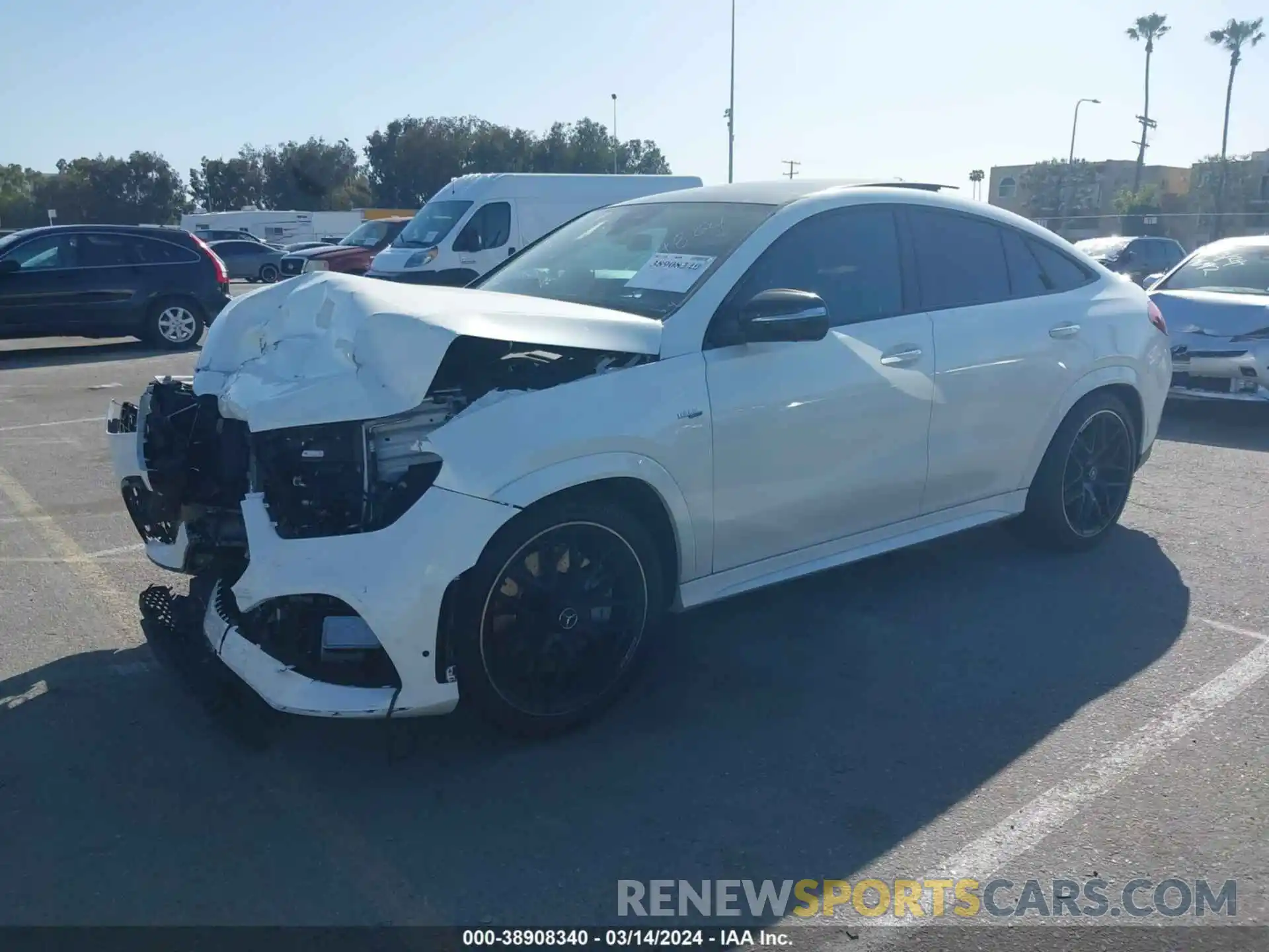 2 Photograph of a damaged car 4JGFD6BB7NA794864 MERCEDES-BENZ AMG GLE 53 COUPE 2022