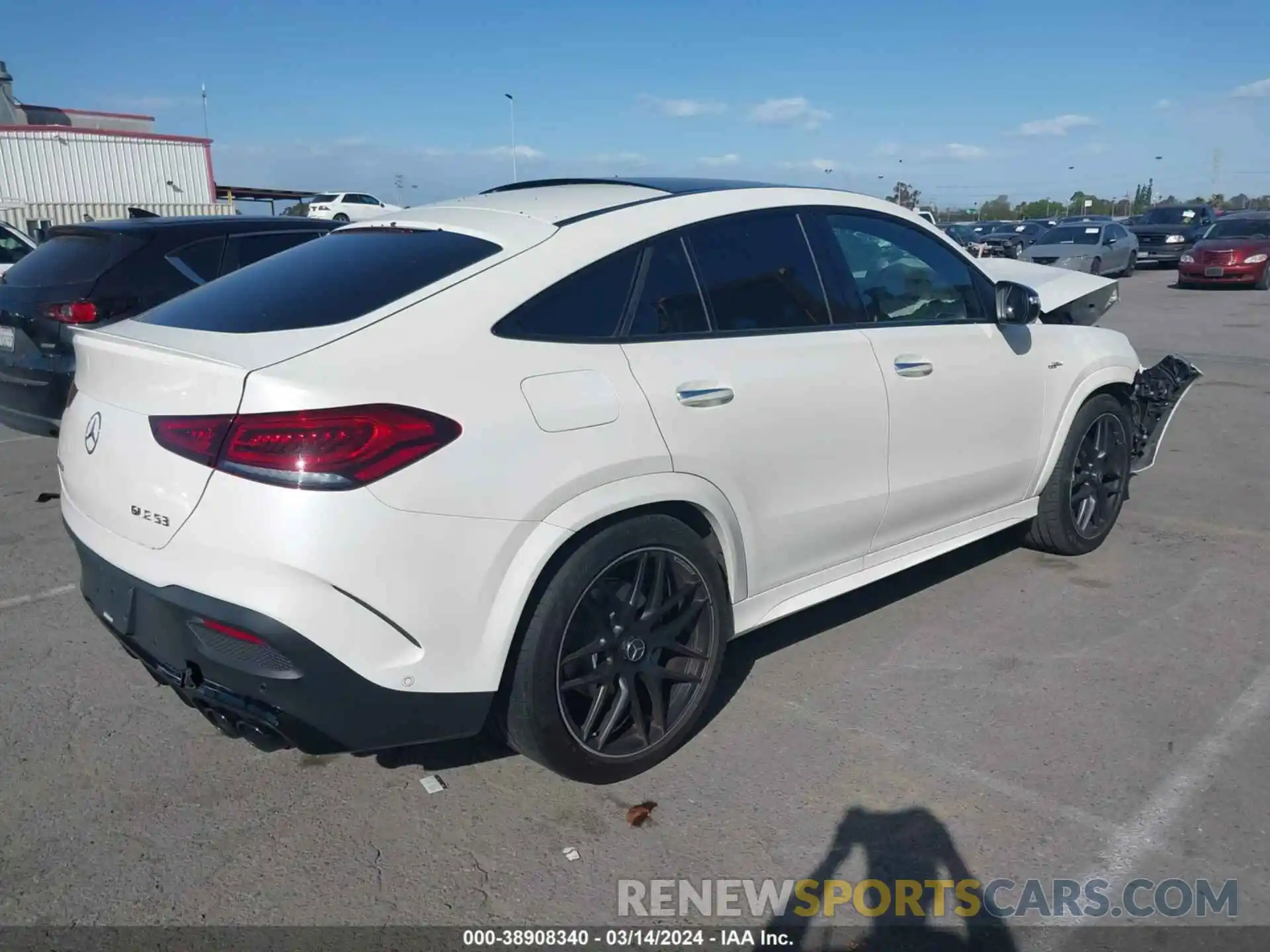 4 Photograph of a damaged car 4JGFD6BB7NA794864 MERCEDES-BENZ AMG GLE 53 COUPE 2022