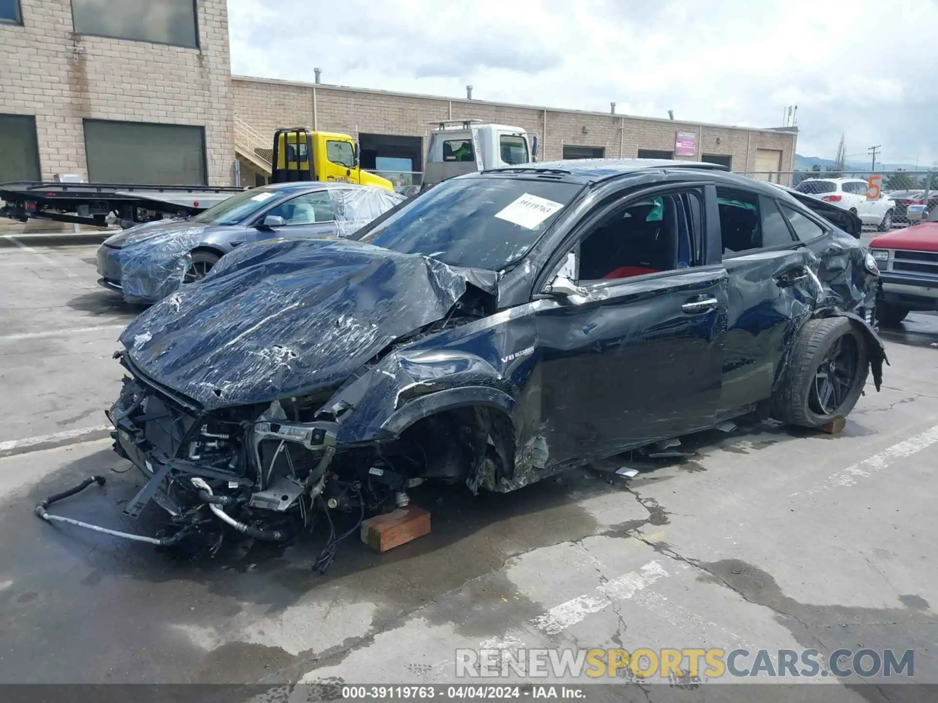 2 Photograph of a damaged car 4JGFD8KBXMA460984 MERCEDES-BENZ AMG GLE 63 COUPE 2021