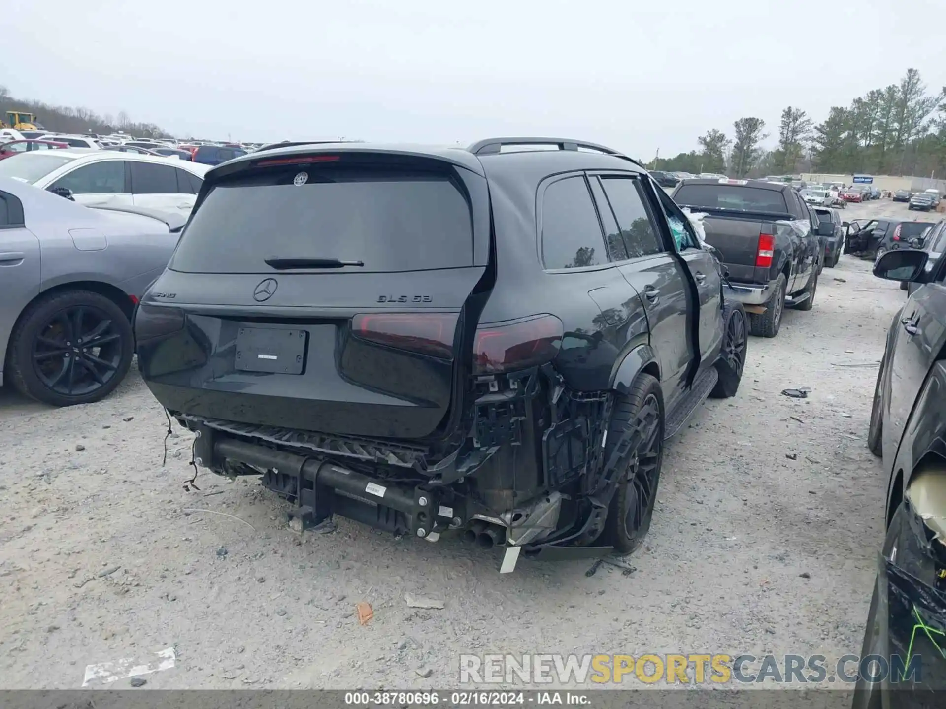 4 Фотография поврежденного автомобиля 4JGFF8KE0MA565831 MERCEDES-BENZ AMG GLS 63 2021