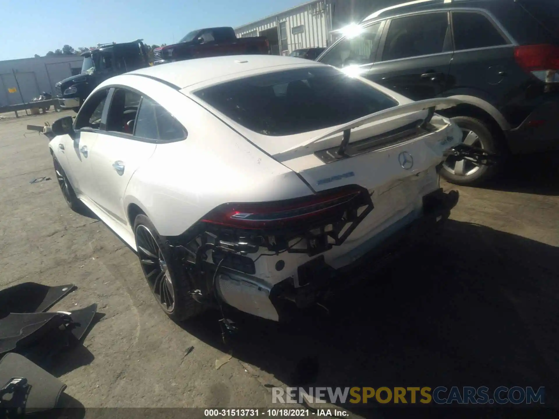 3 Photograph of a damaged car WDD7X6BB5KA008531 MERCEDES-BENZ AMG GT 2019