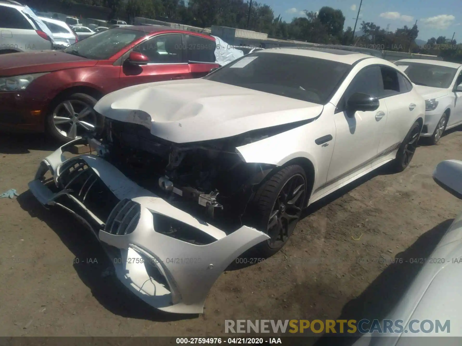 2 Photograph of a damaged car WDD7X6BBXKA008122 MERCEDES-BENZ AMG GT 2019