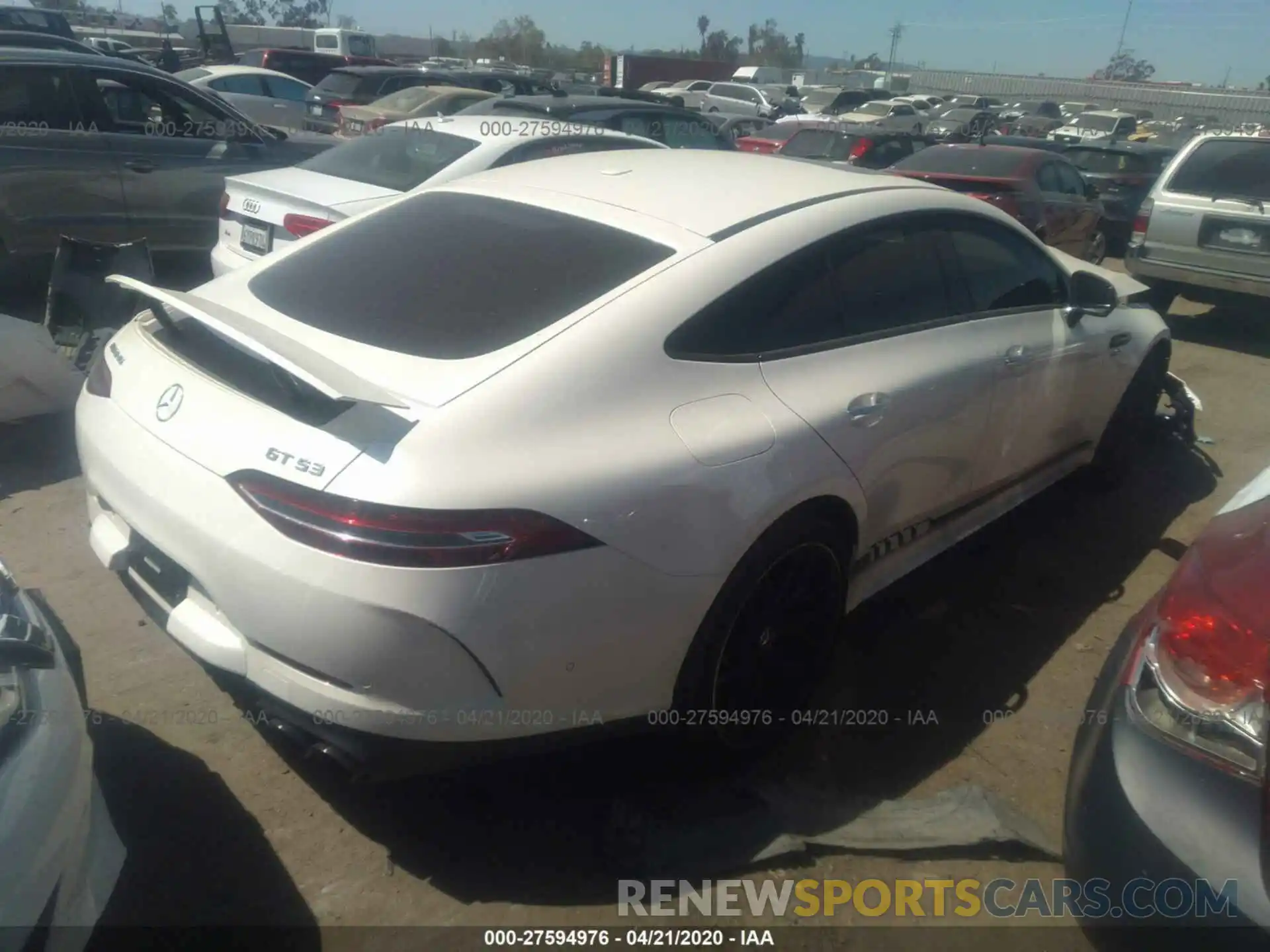 4 Photograph of a damaged car WDD7X6BBXKA008122 MERCEDES-BENZ AMG GT 2019