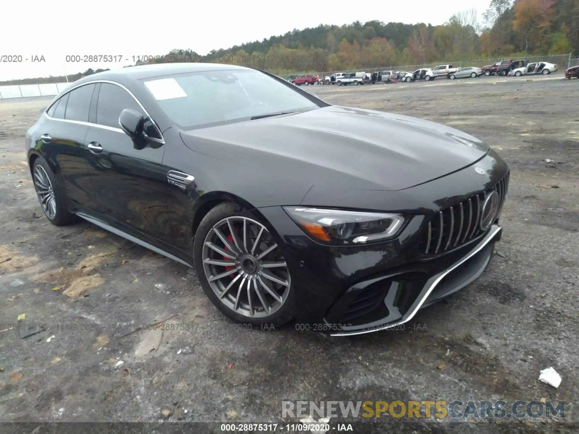 1 Photograph of a damaged car WDD7X8JB0KA006165 MERCEDES-BENZ AMG GT 2019